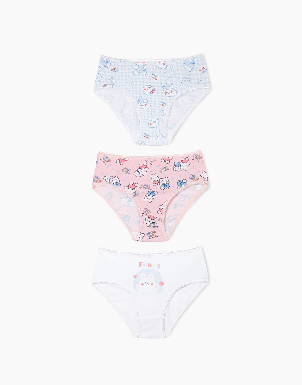 

Трусы детские 3 шт Gloria Jeans GUW008871, разноцветный, 86, GUW008871