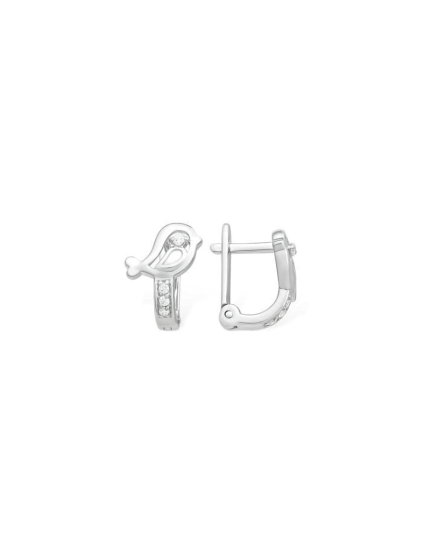 

Серьги из серебра TEO MAORI 81210017603-501, фианит, 81210017603-501