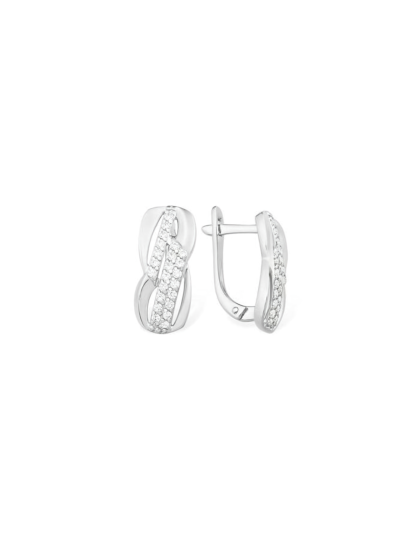 

Серьги из серебра TEO MAORI 81210017519-501, фианит, 81210017519-501