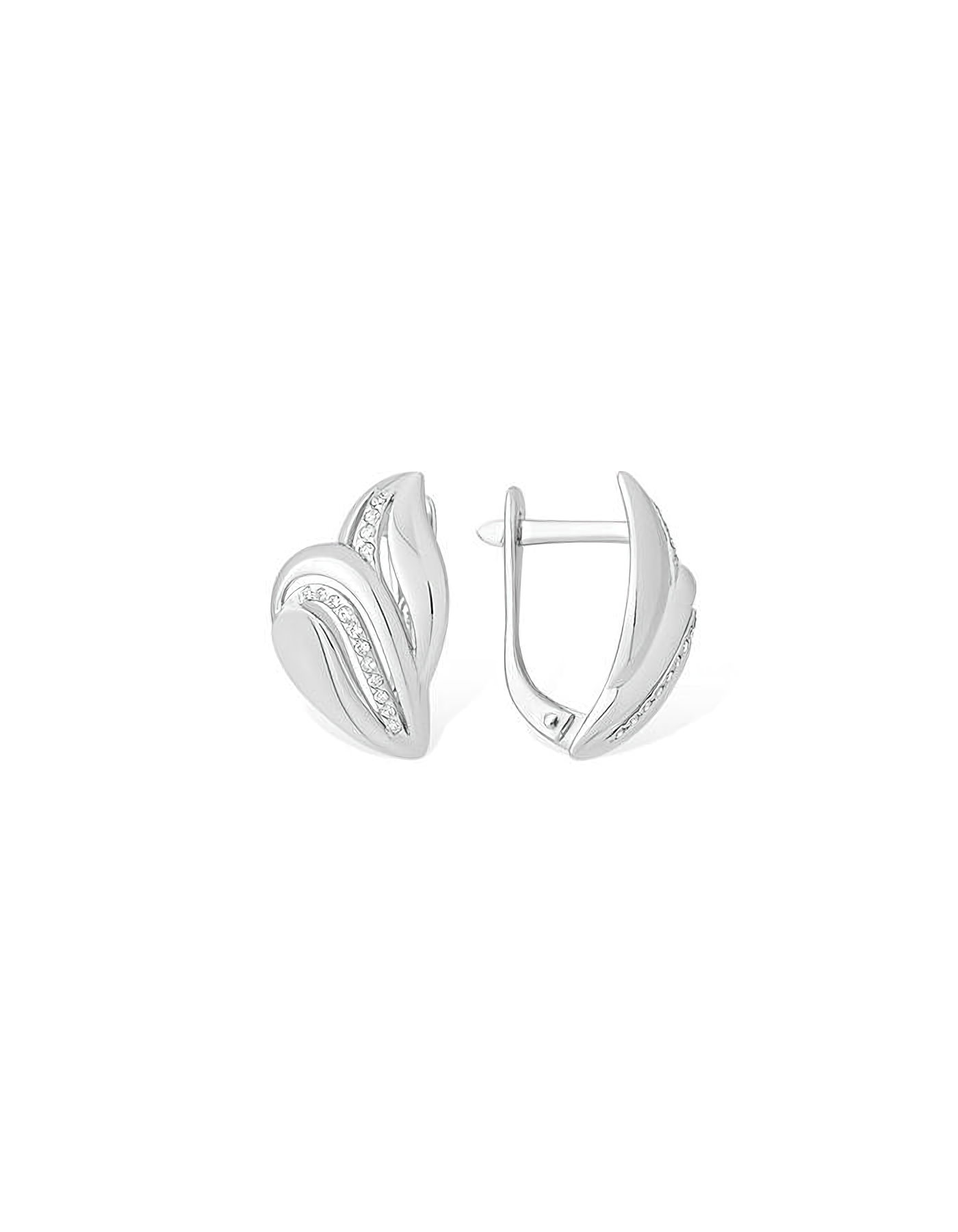 

Серьги из серебра TEO MAORI 81210016206-501, фианит, 81210016206-501