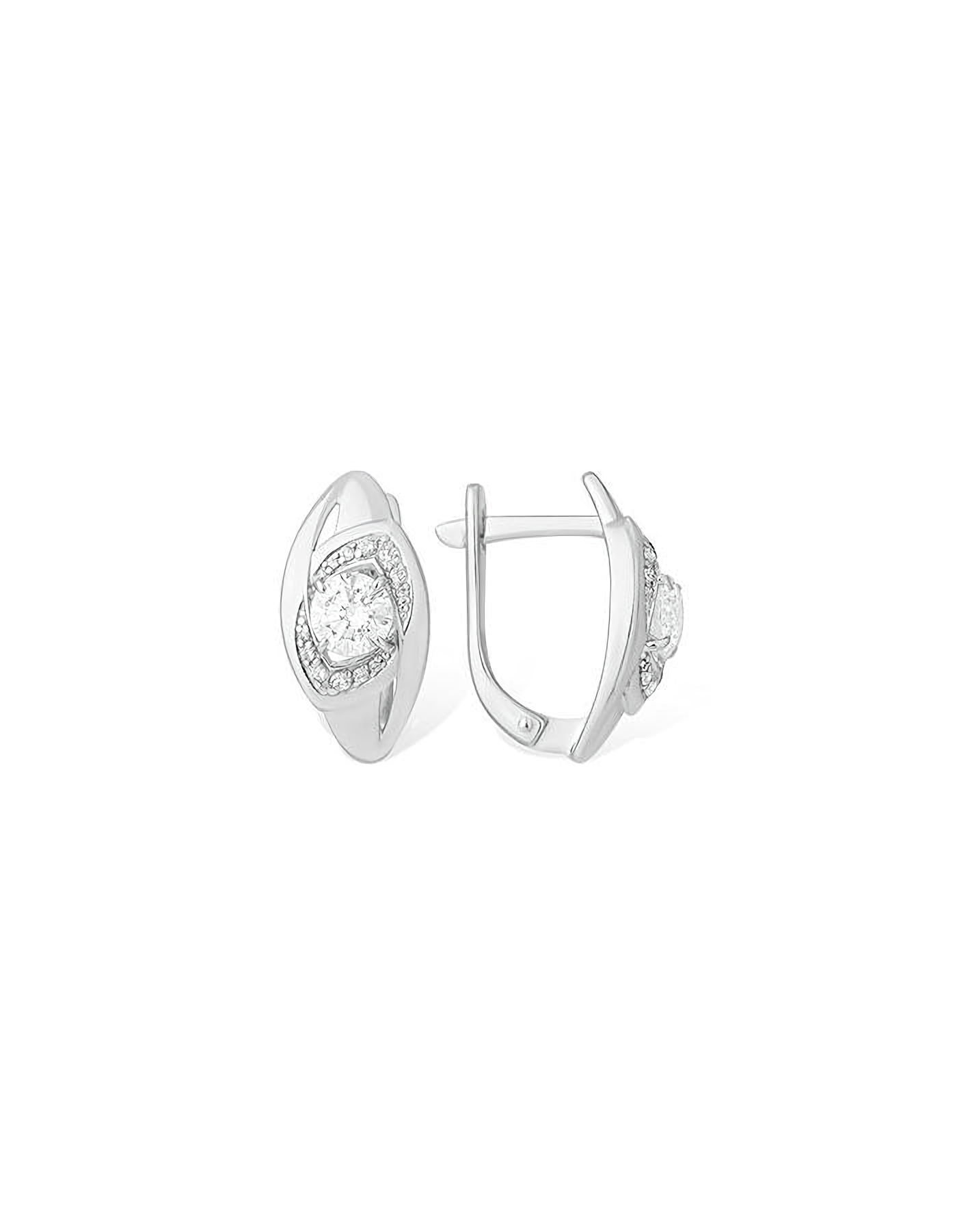 

Серьги из серебра TEO MAORI 81210016129-501, фианит, 81210016129-501