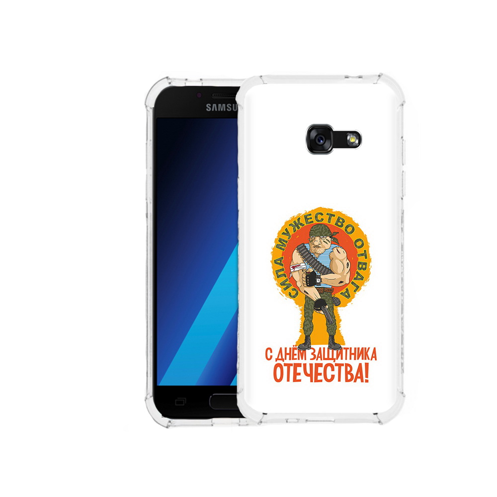 

Чехол MyPads Tocco для Samsung Galaxy A7 (2017) 23 февраля военный мужчина, Tocco