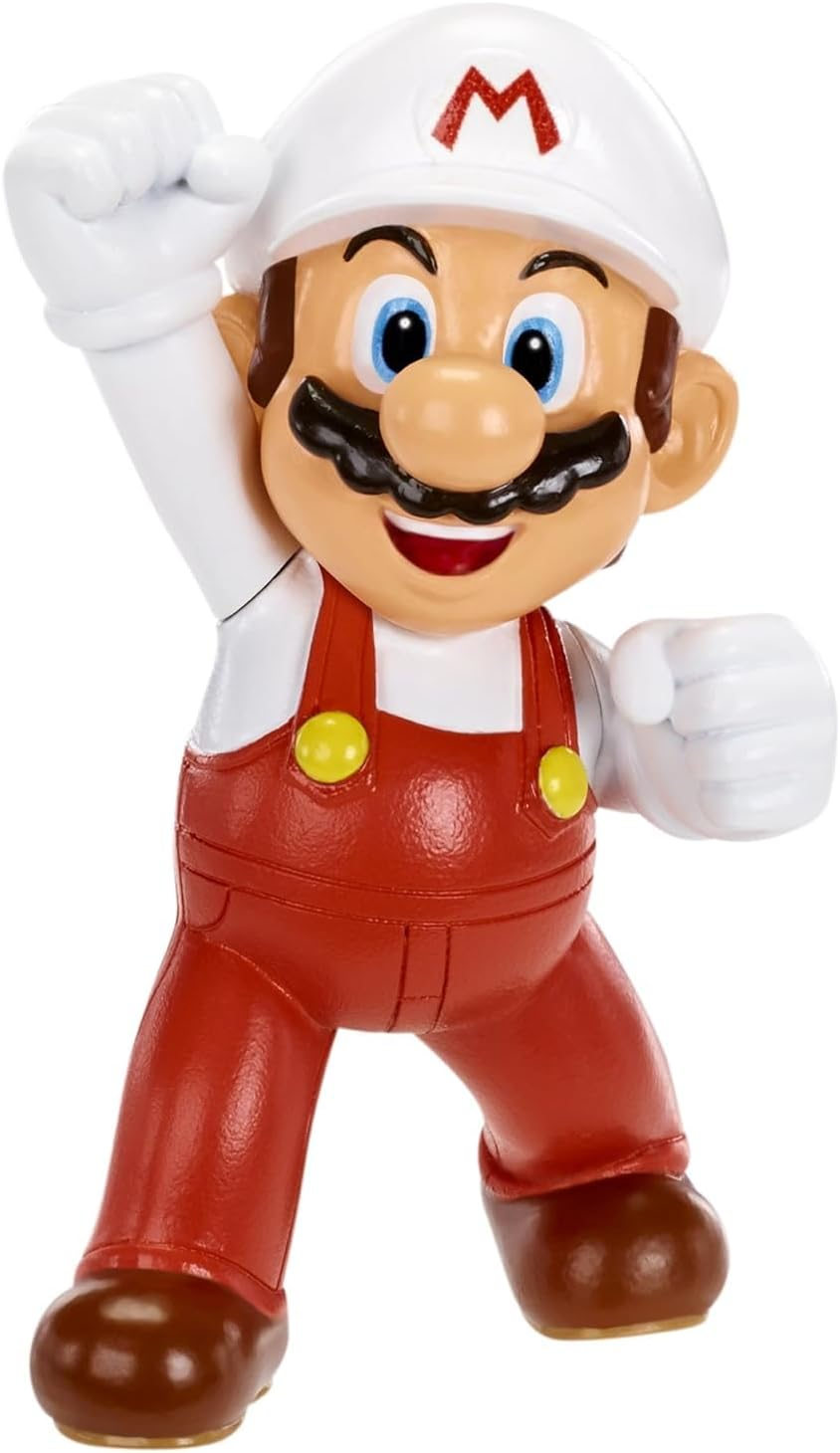 Мини-фигурка Jakks Pacific World of Nintendo Огненный Марио 7см 02820 990₽