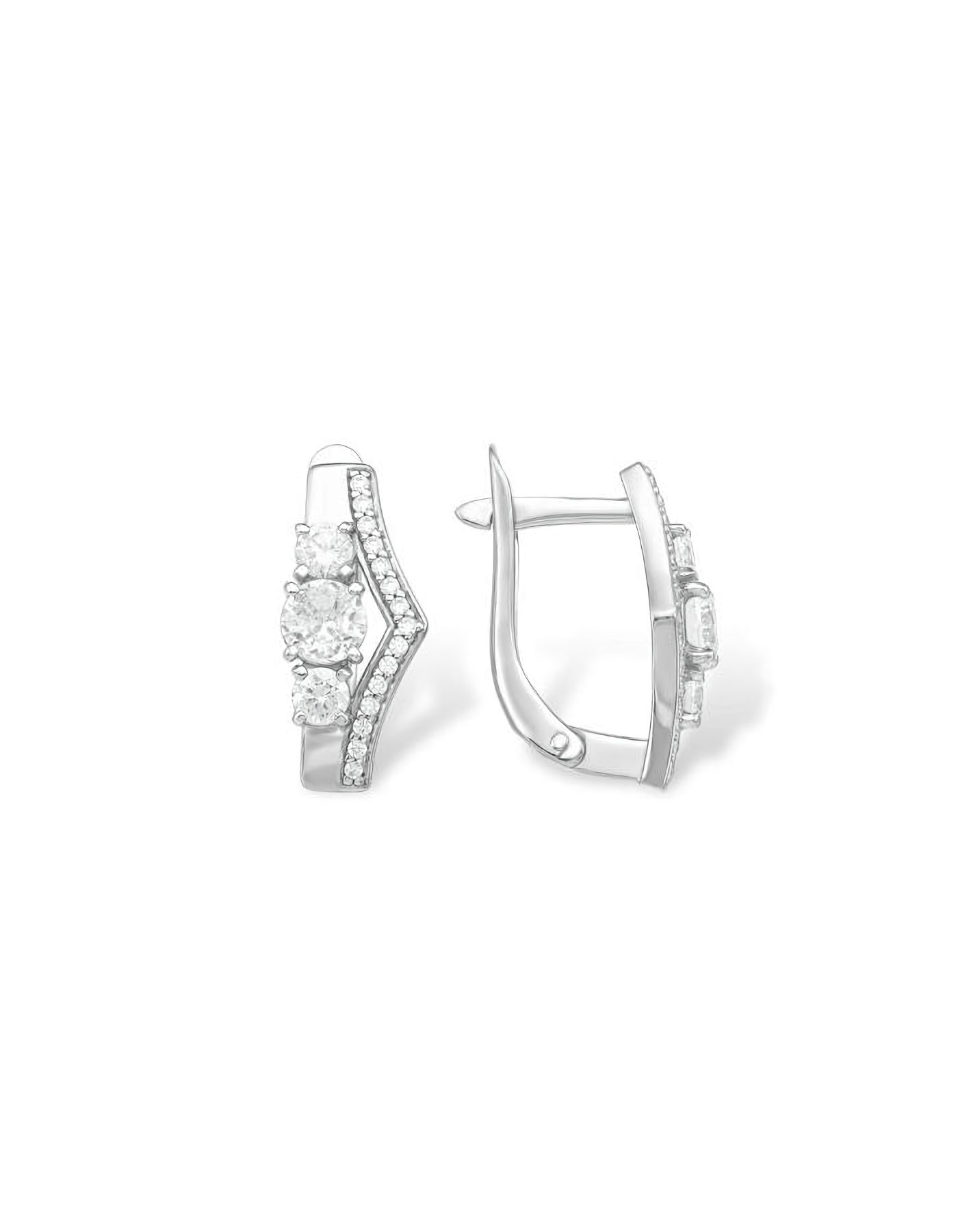 

Серьги из серебра TEO MAORI 812100111832, фианит, 812100111832