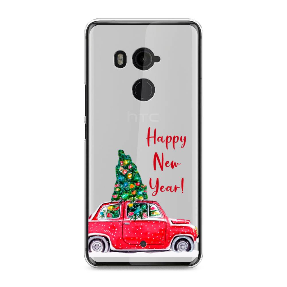 

Чехол на HTC U11 Plus "Happy New Year", Красный;зеленый, 102150-5