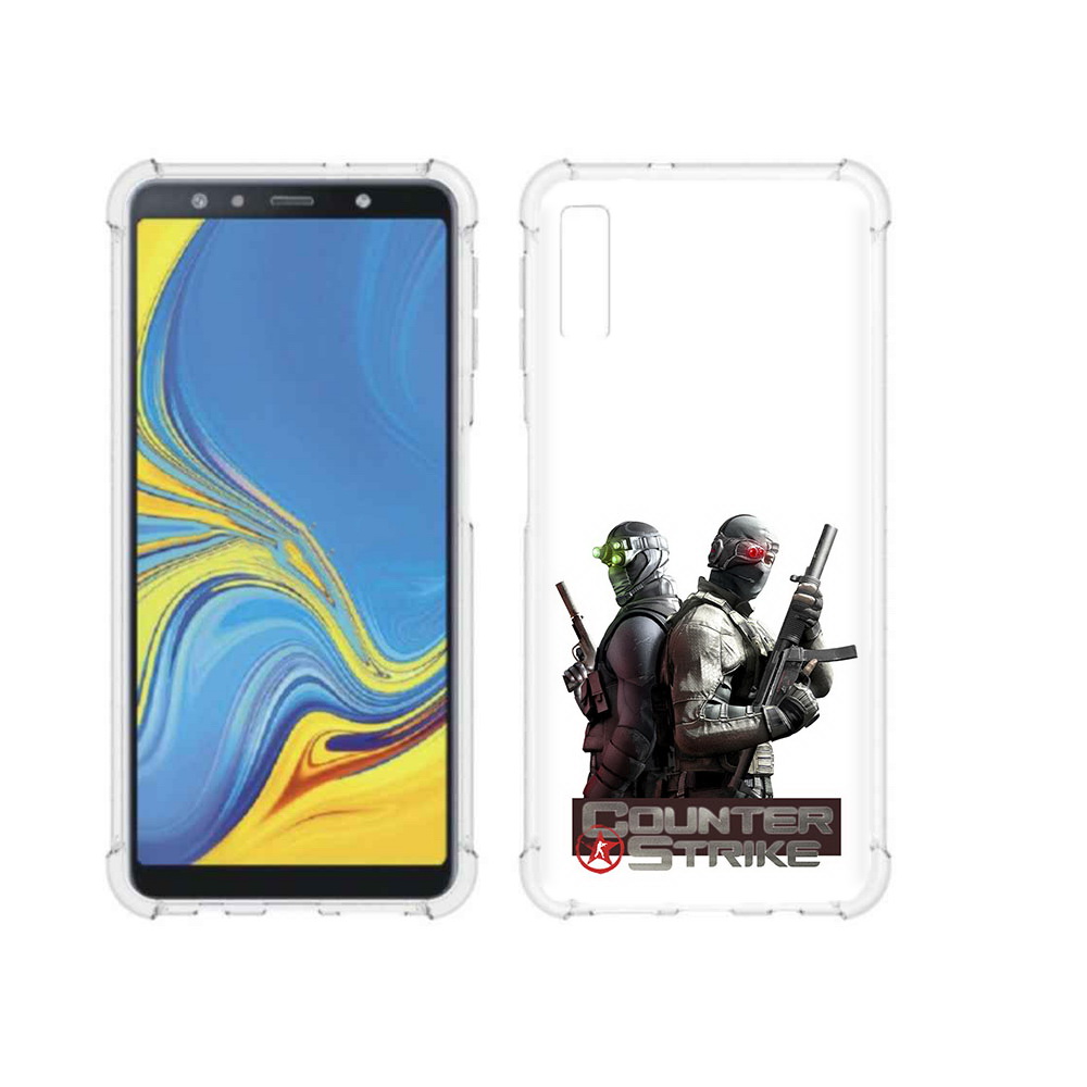 

Чехол MyPads Tocco для Samsung Galaxy A7 (2018) КС (PT95255.558.93), Прозрачный, Tocco