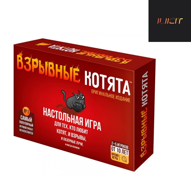 Настольная игра ILICIT Взрывные котята от 2 до 5 человек 463₽