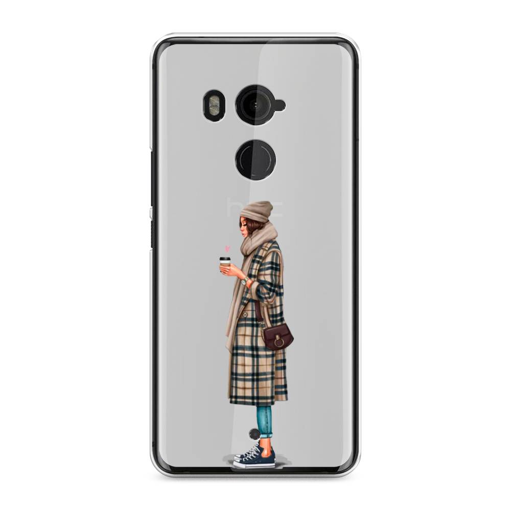 

Чехол на HTC U11 Plus "Утренний кофе", Коричневый;бежевый, 102150-6