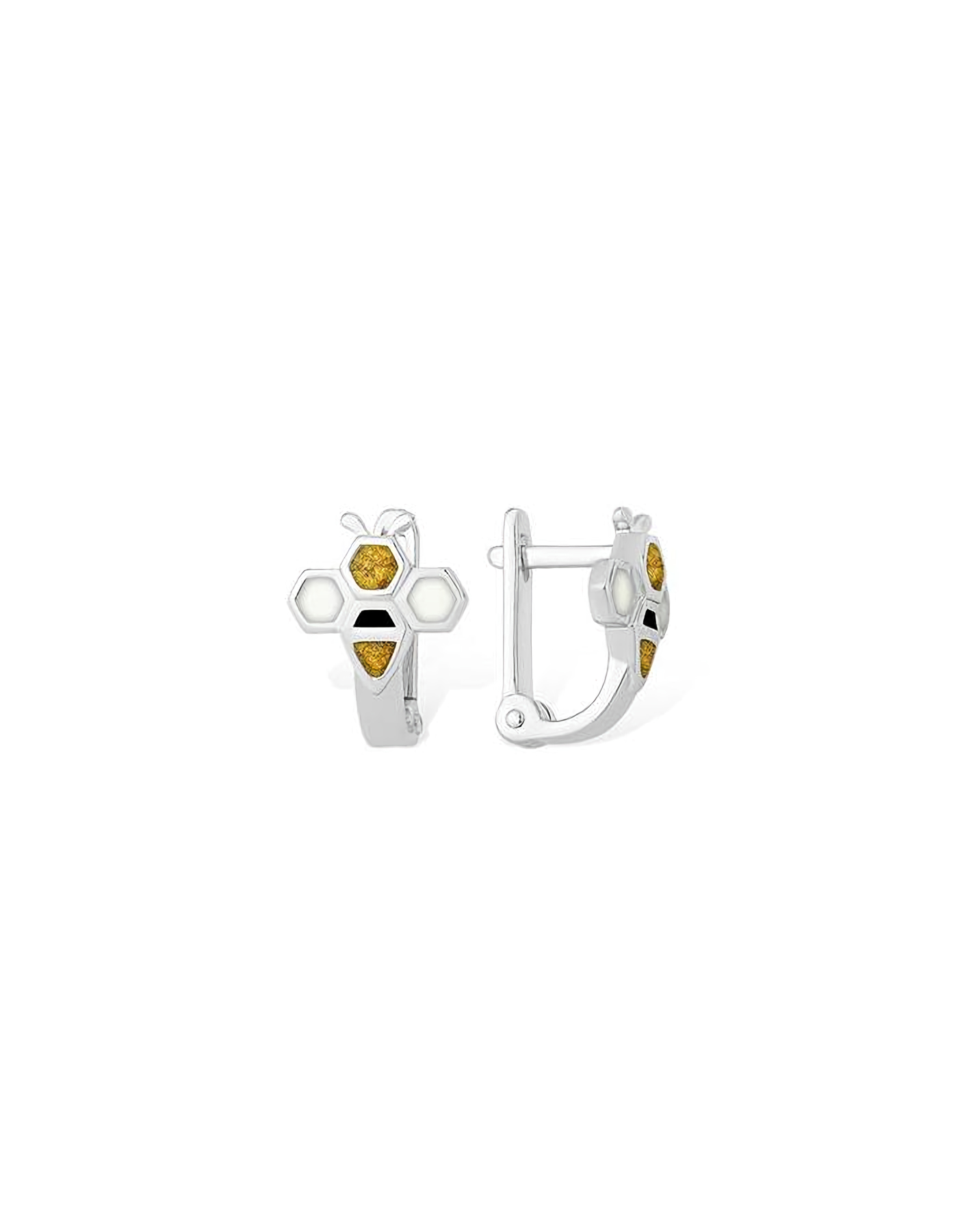 

Серьги из серебра TEO MAORI 81200416118, эмаль, 81200416118