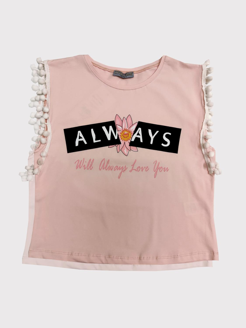 

Футболка Little Star Girls р. 11-12 лет Пудровый, L11622Y2270 (доставка из-за рубежа), Розовый, L11622Y2270