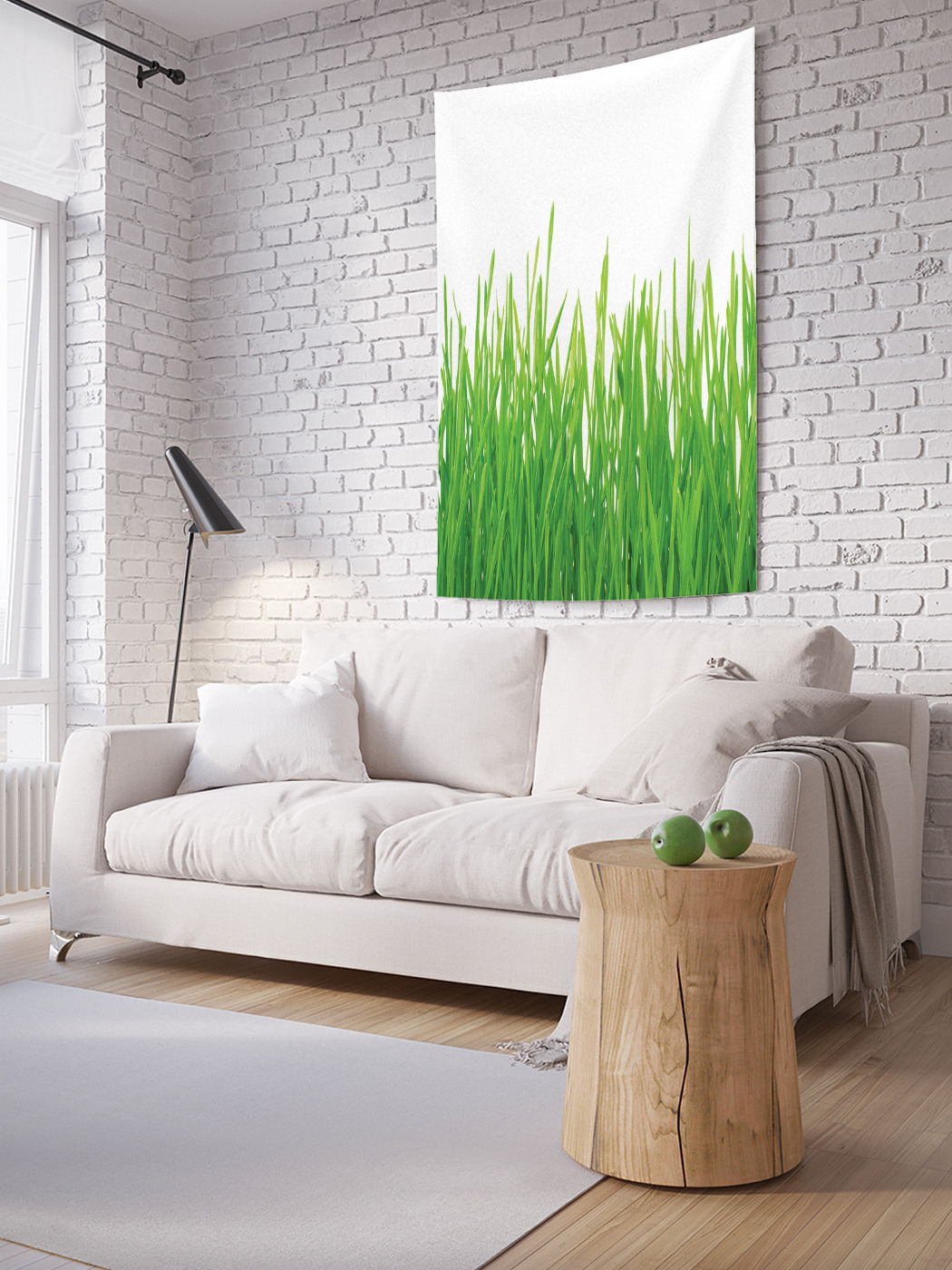 

Вертикальное фотопанно на стену JoyArty Свежая травка 150x200 см, Свежая травка