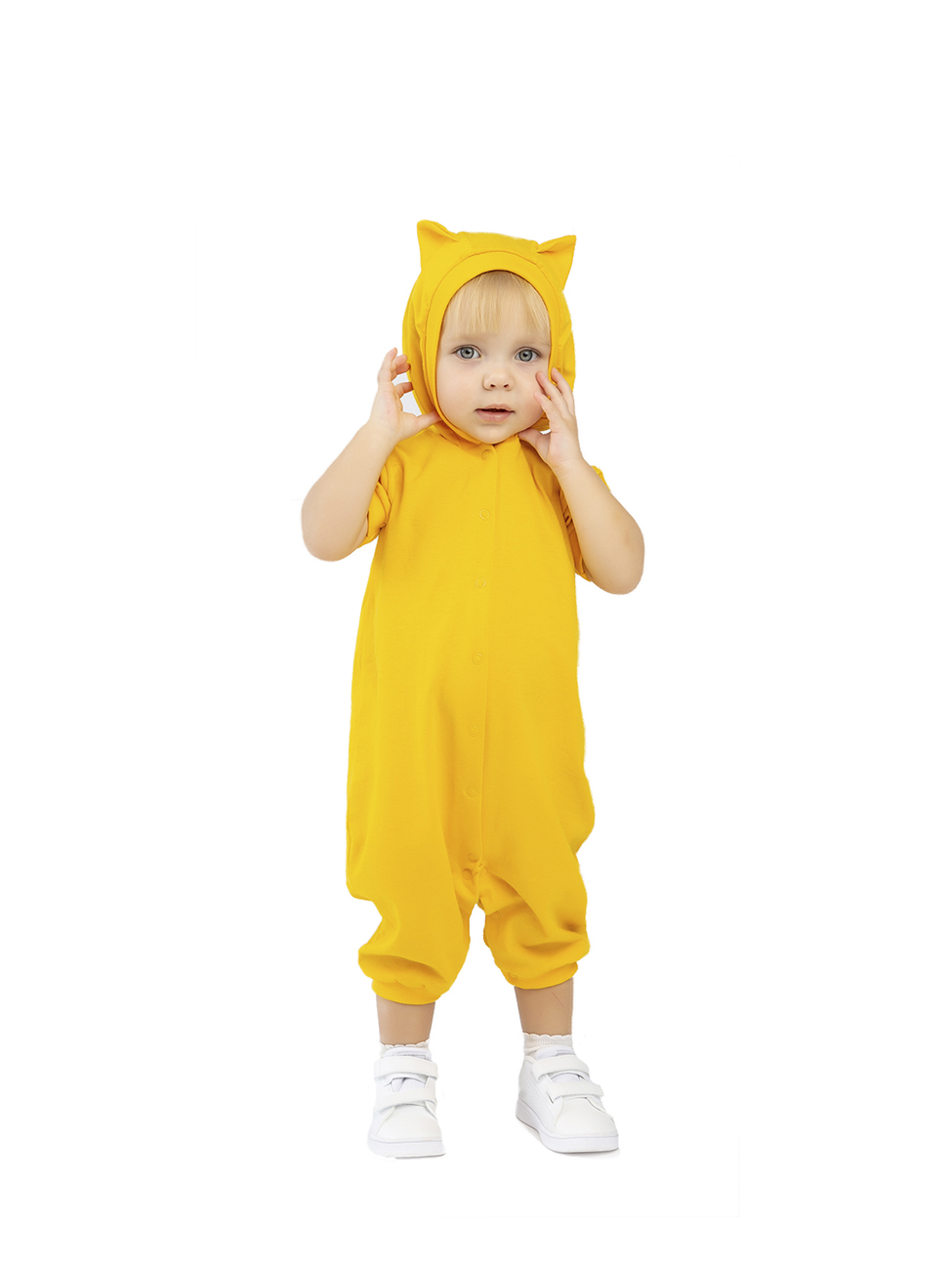 Песочник детский Желтый кот 113к, желтый, размер 86