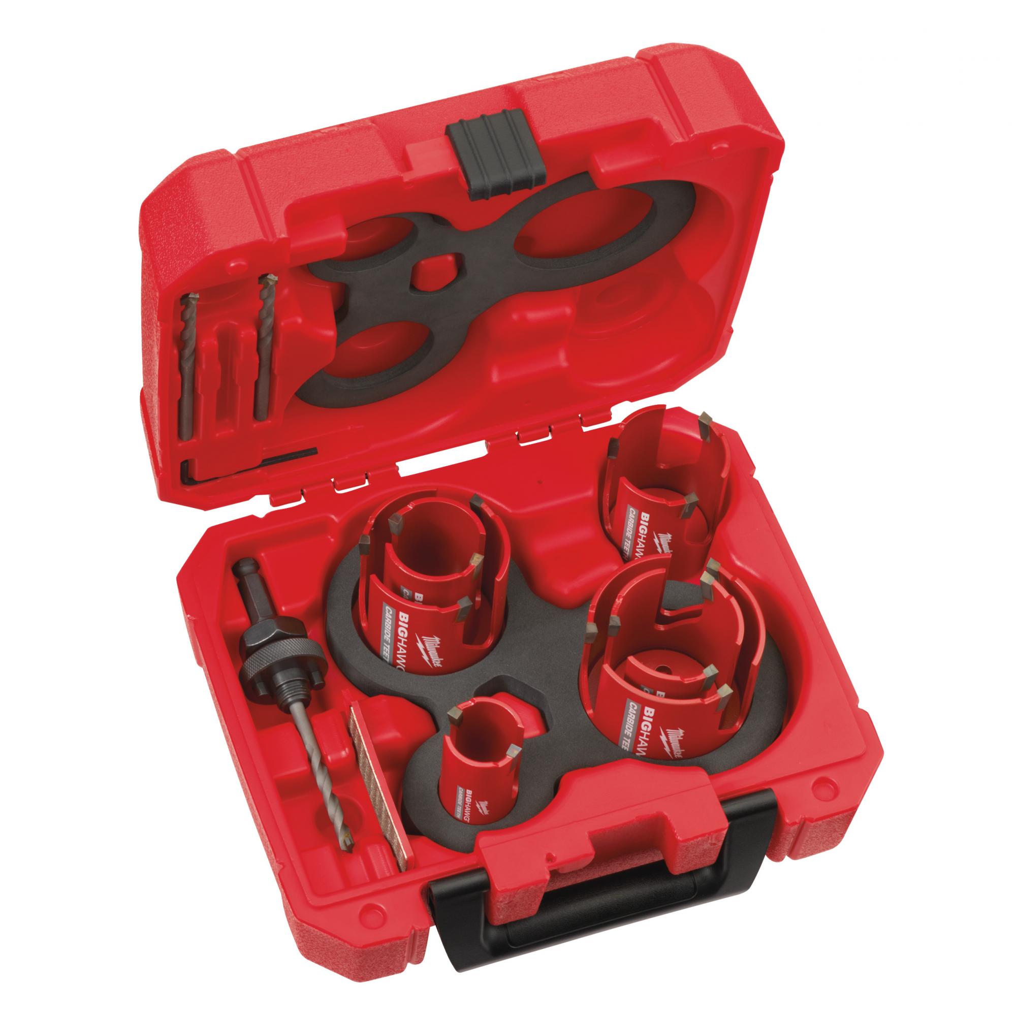 

Набор коронок по мультиматериалам Milwaukee 4932464939 Big Hawg 10 штук, 4932464939