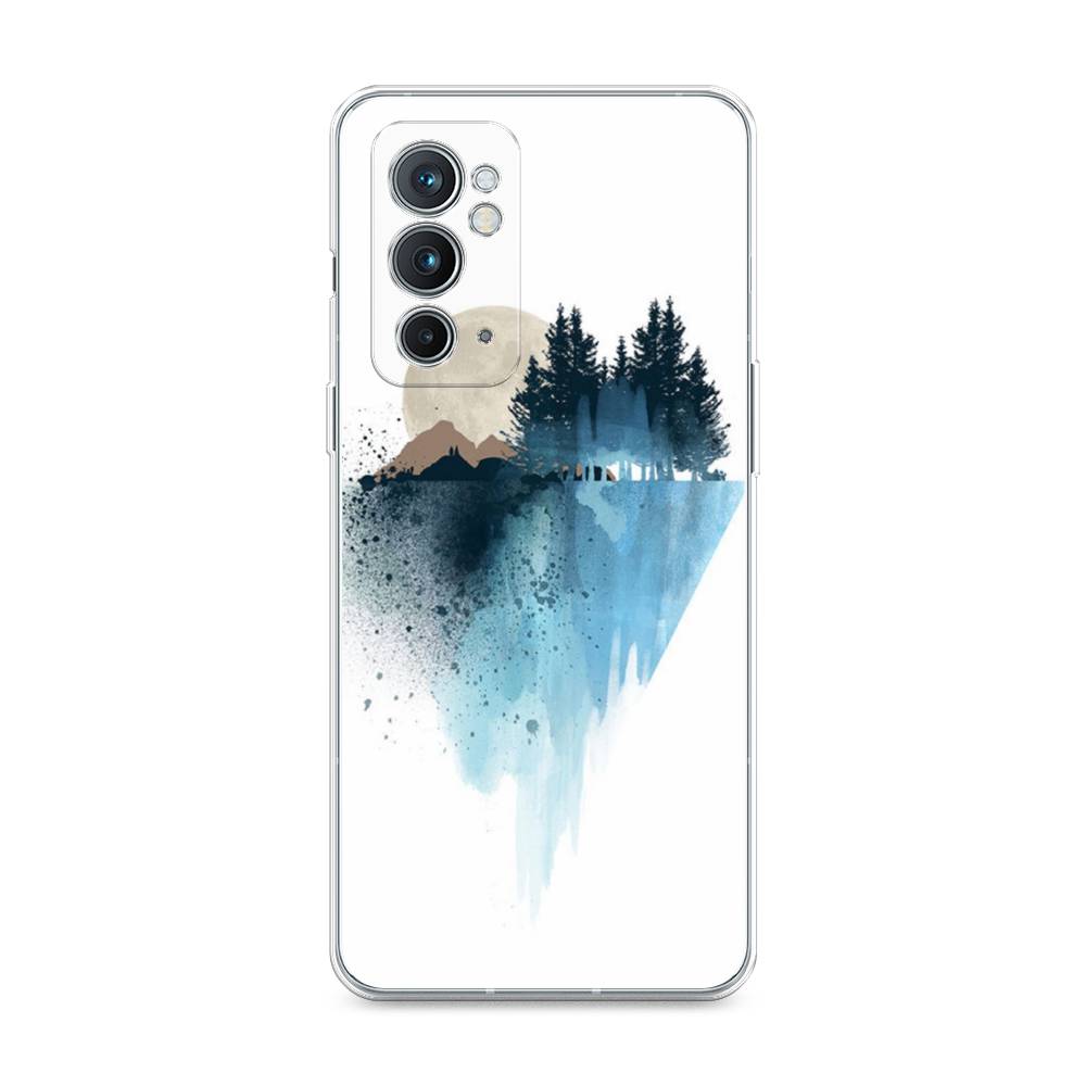 

Чехол Awog на OnePlus 9RT / ВанПлас 9RT "Горы 5", Голубой, 152050-4