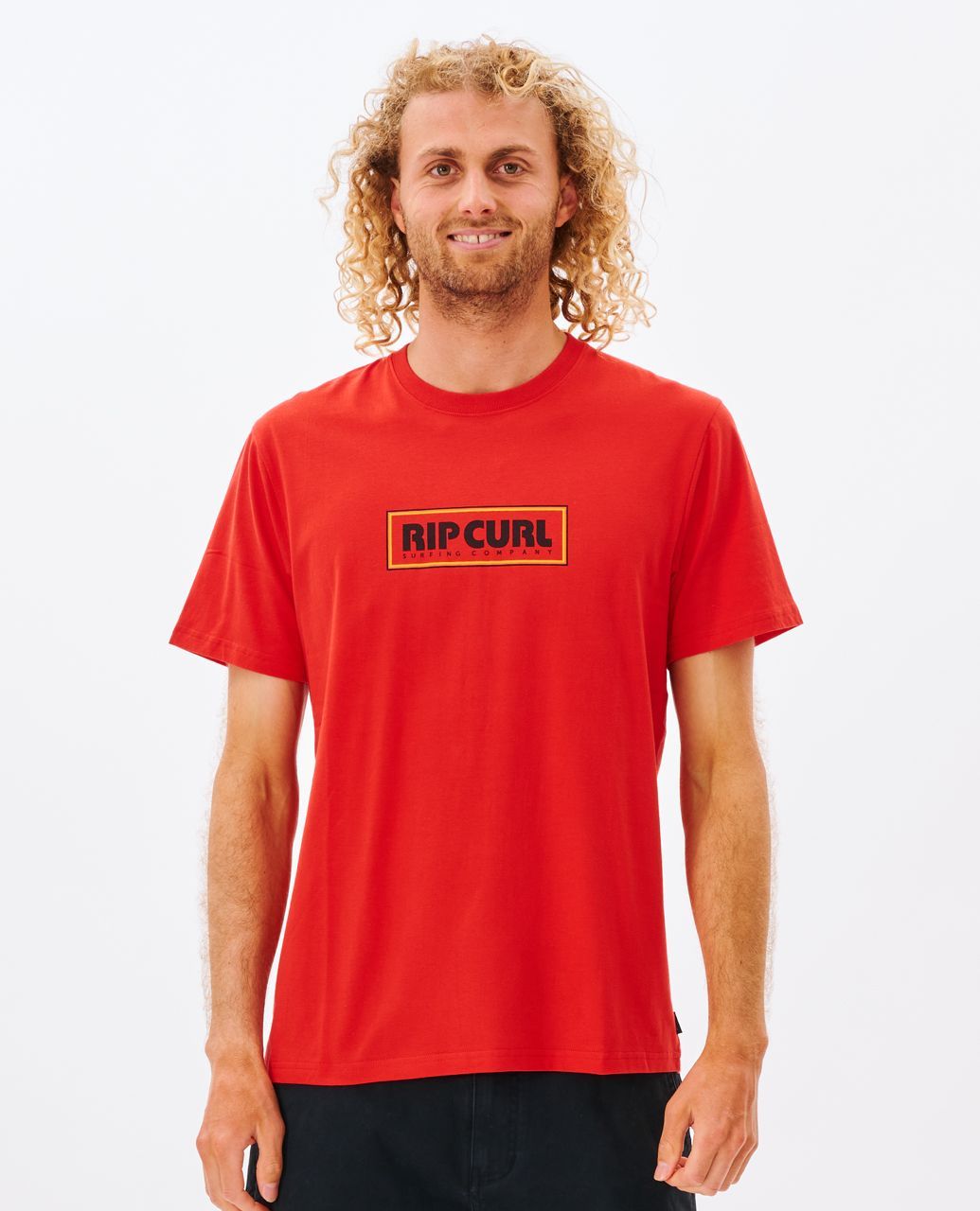 

Футболка мужская Rip Curl 01AMTE красная S, Красный, 01AMTE