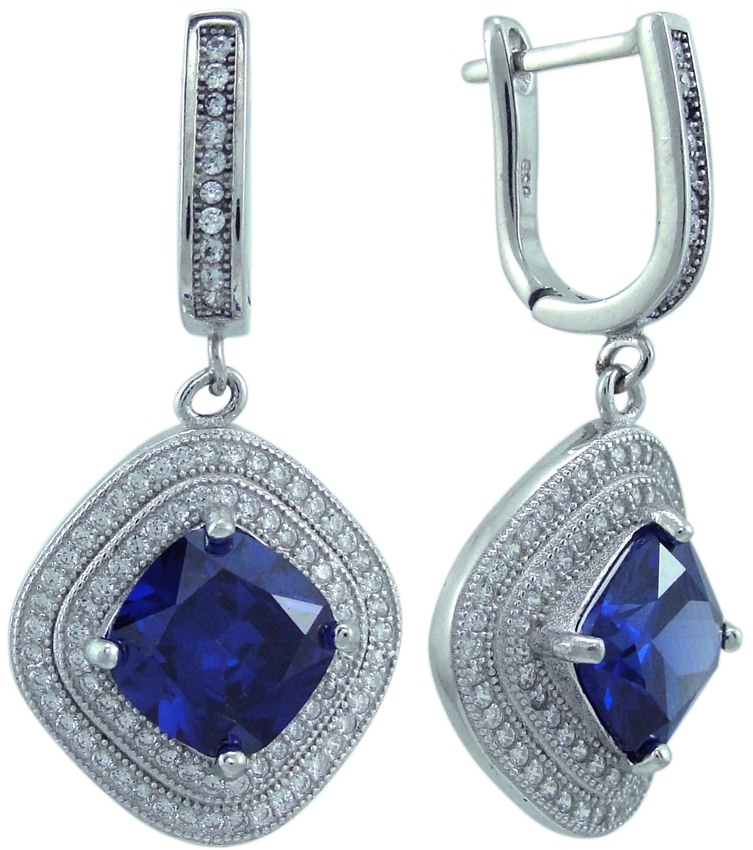 

Серьги из серебра с танзанитом Balex Jewellery 2405937662, 2405937662