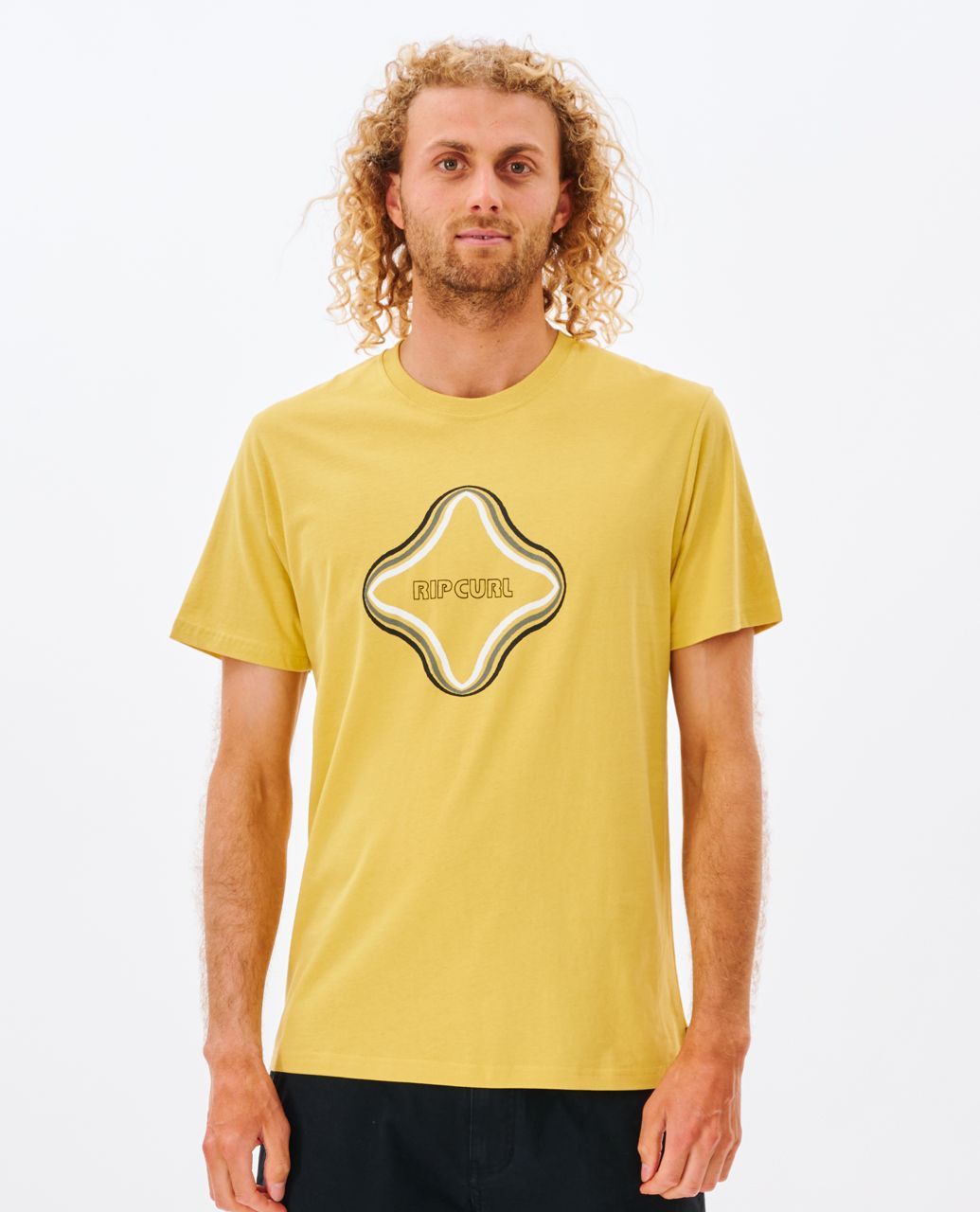 

Футболка мужская Rip Curl 00EMTE желтая S, Желтый, 00EMTE