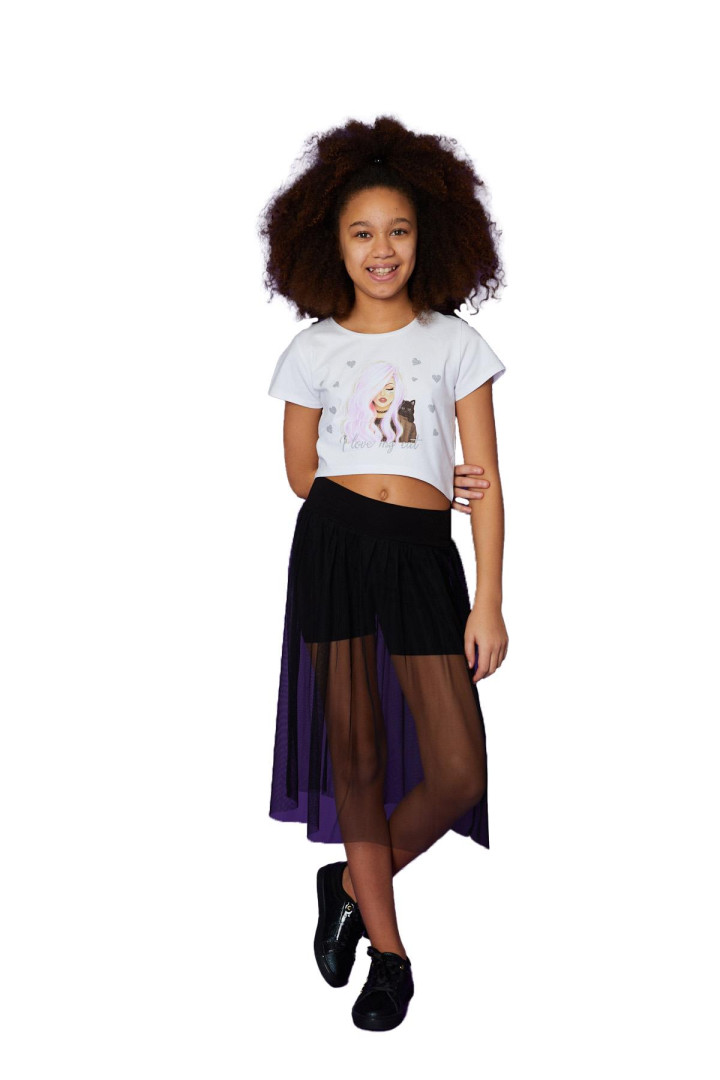 

Футболка Little Star Girls р. 140-146 Белый, L11621Y1973X (доставка из-за рубежа), L11621Y1973X