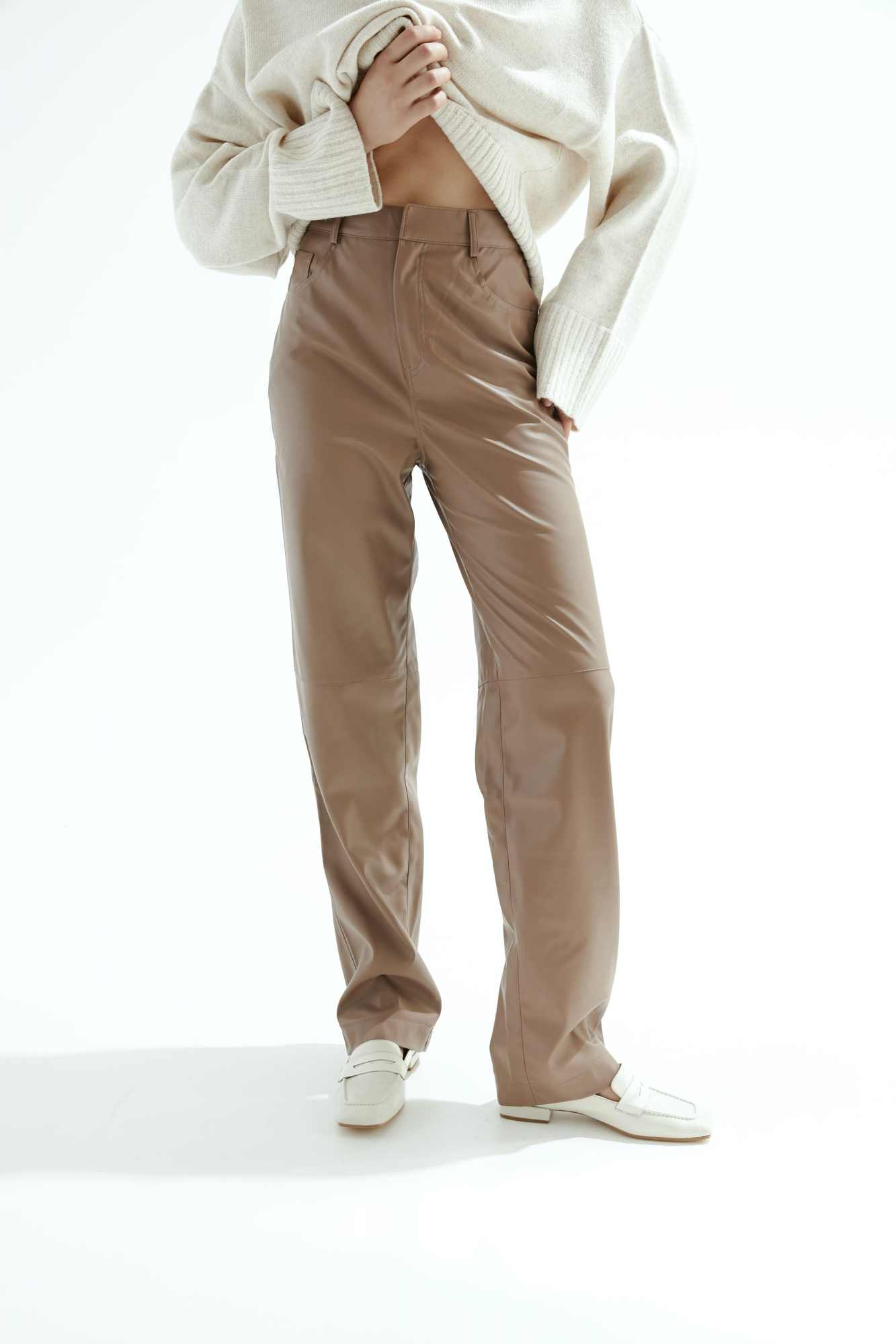 Брюки женские EDGE ed80217 бежевые M