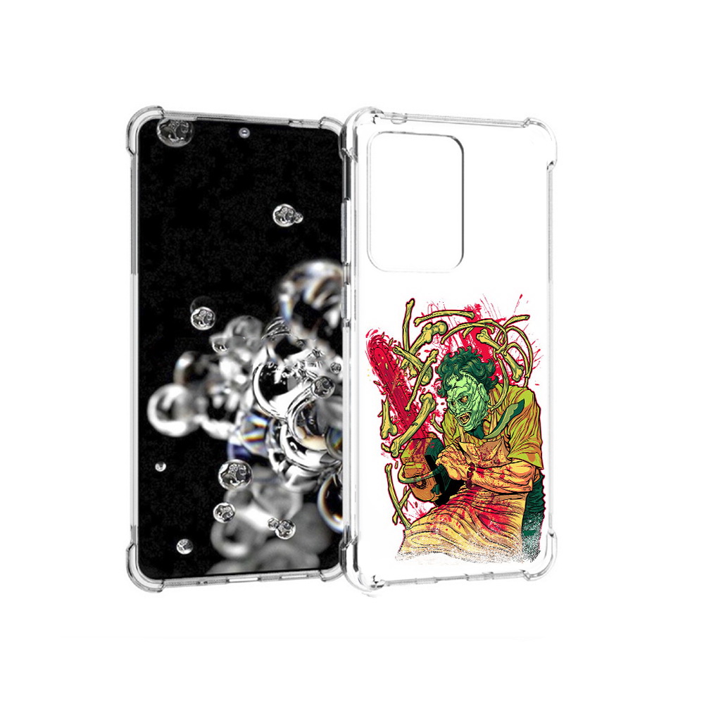 

Чехол MyPads Tocco для Samsung Galaxy S20 Ultra яркий мясник (PT144384.494.711), Прозрачный, Tocco