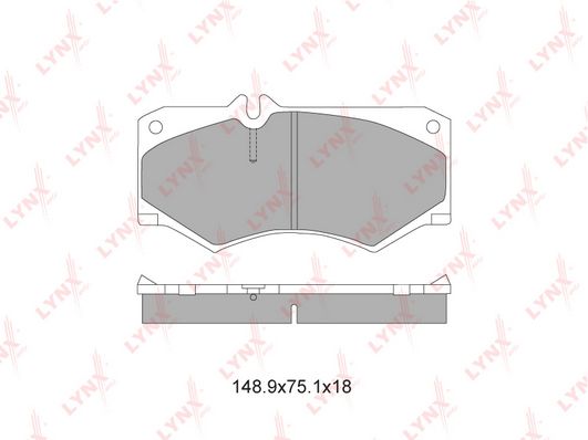 

Тормозные колодки LYNXauto дисковые BD5335