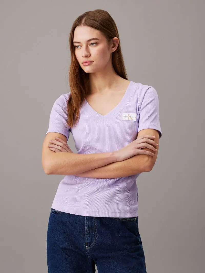 Футболка женская Calvin Klein Jeans J20J223274 фиолетовая XL 4939₽