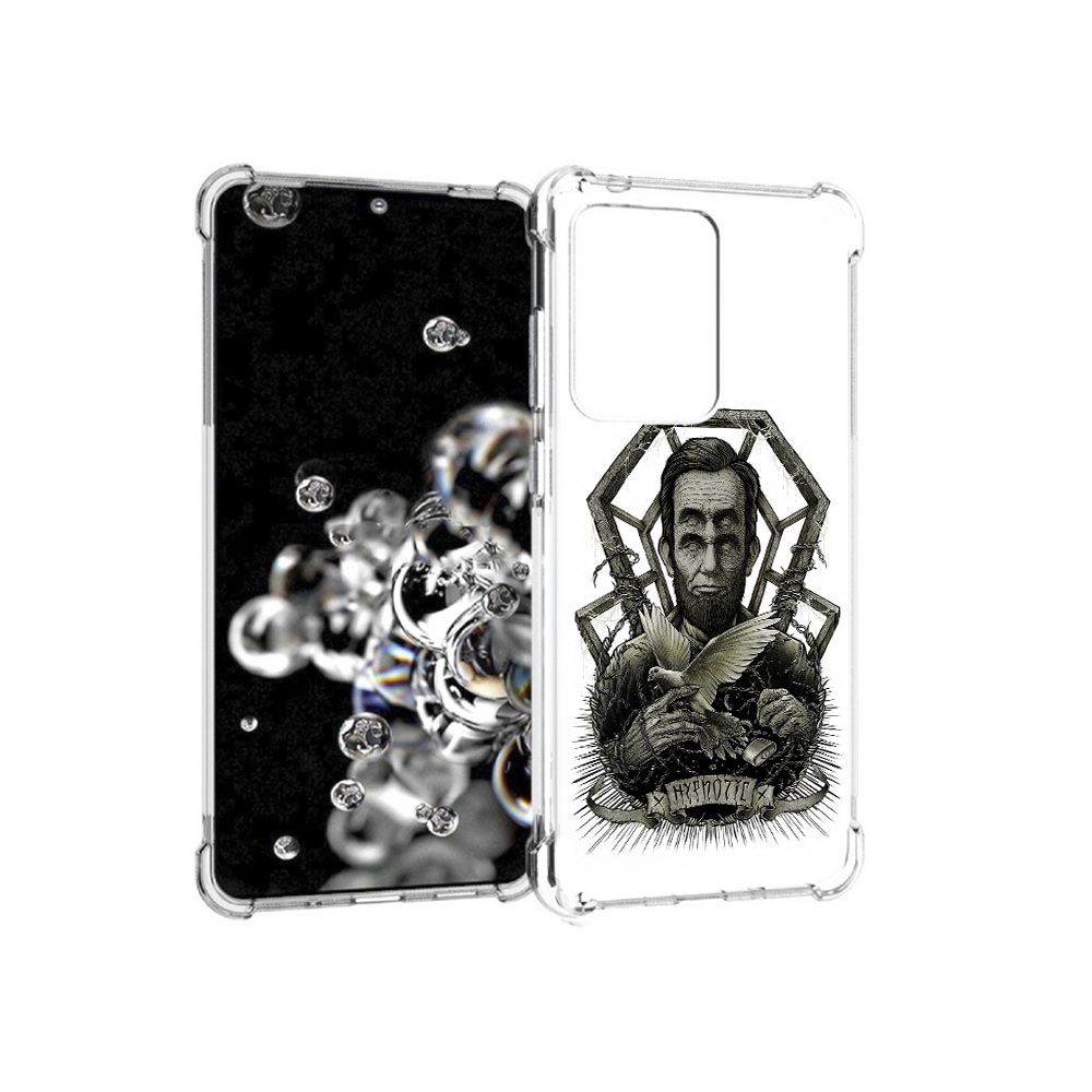 

Чехол MyPads Tocco для Samsung Galaxy S20 Ultra франклин абстракция (PT144384.494.662), Прозрачный, Tocco