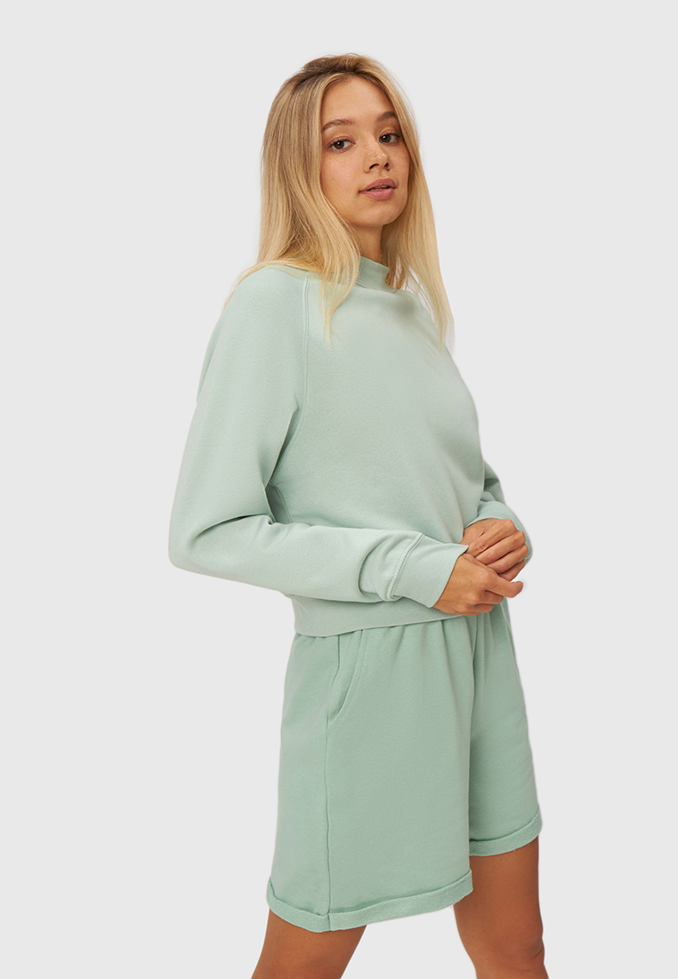 

Свитшот женский Modis M212W00356A128F68 зеленый XS, M212W00356