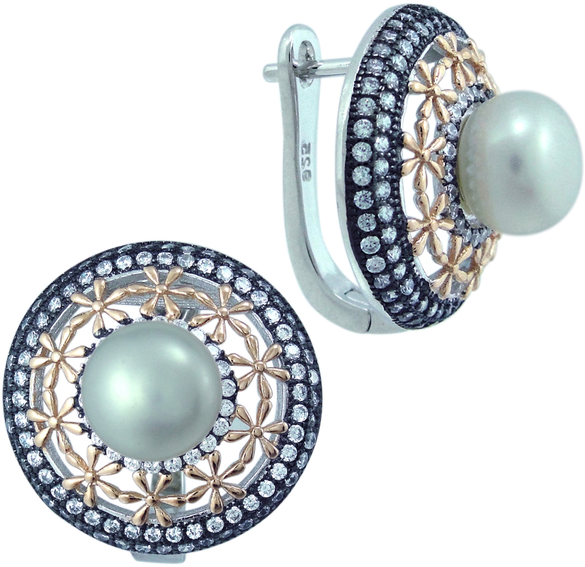 

Серьги из серебра с жемчугом Balex Jewellery 2405937618, 2405937618
