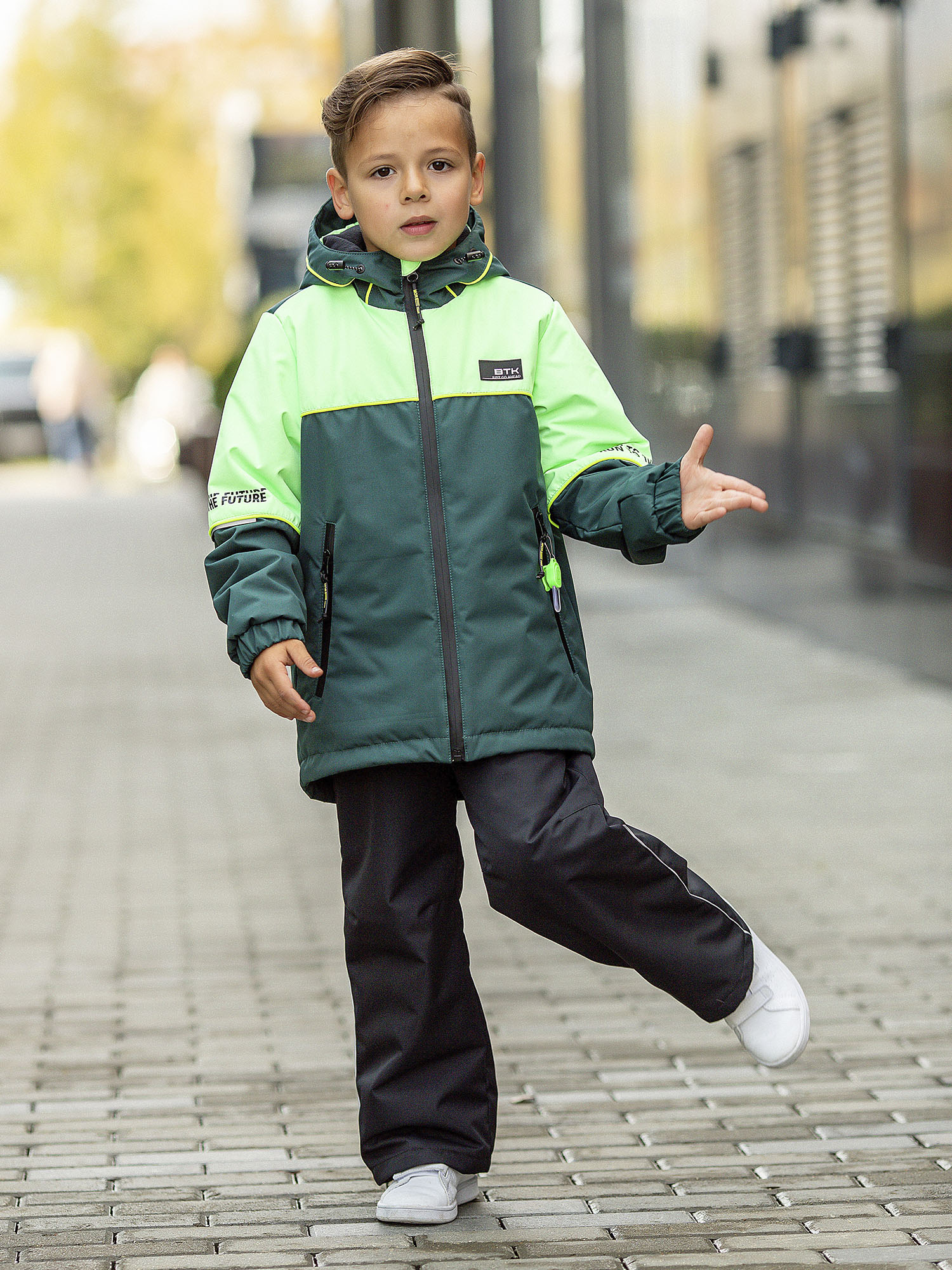 

Комплект верхней одежды Batik Ник 434-22в цв.зеленый р.110, 434-22в