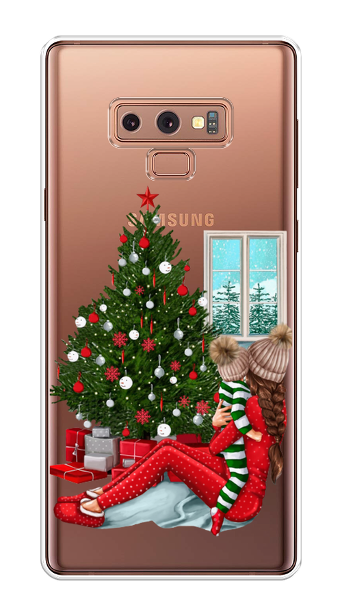 

Чехол на Samsung Galaxy Note 9 "Новый год с мамой", Красный;зеленый;голубой, 26350-6