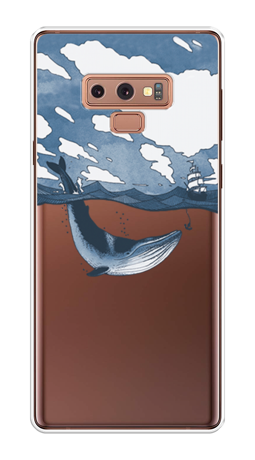 

Чехол на Samsung Galaxy Note 9 "Большой кит", Синий, 26350-1