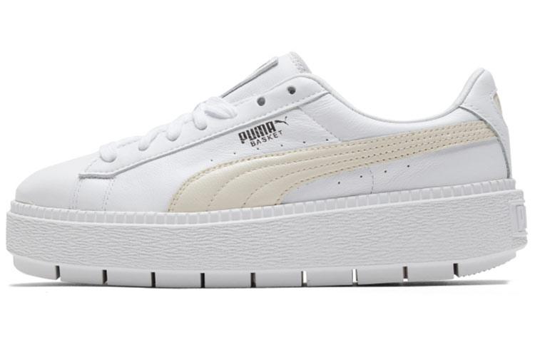 

Кеды унисекс Puma Platform Trace Animal белые 40 EU, Белый, Platform Trace Animal
