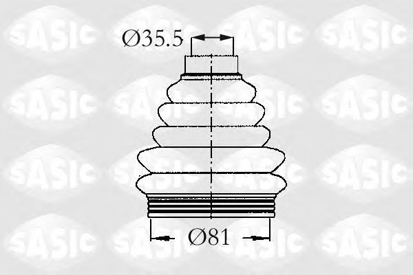 

Пыльник Шруса Наруж.Citroen Xsara/Berlingo 1.4I/1.6 97> Sasic Арт. 2933203