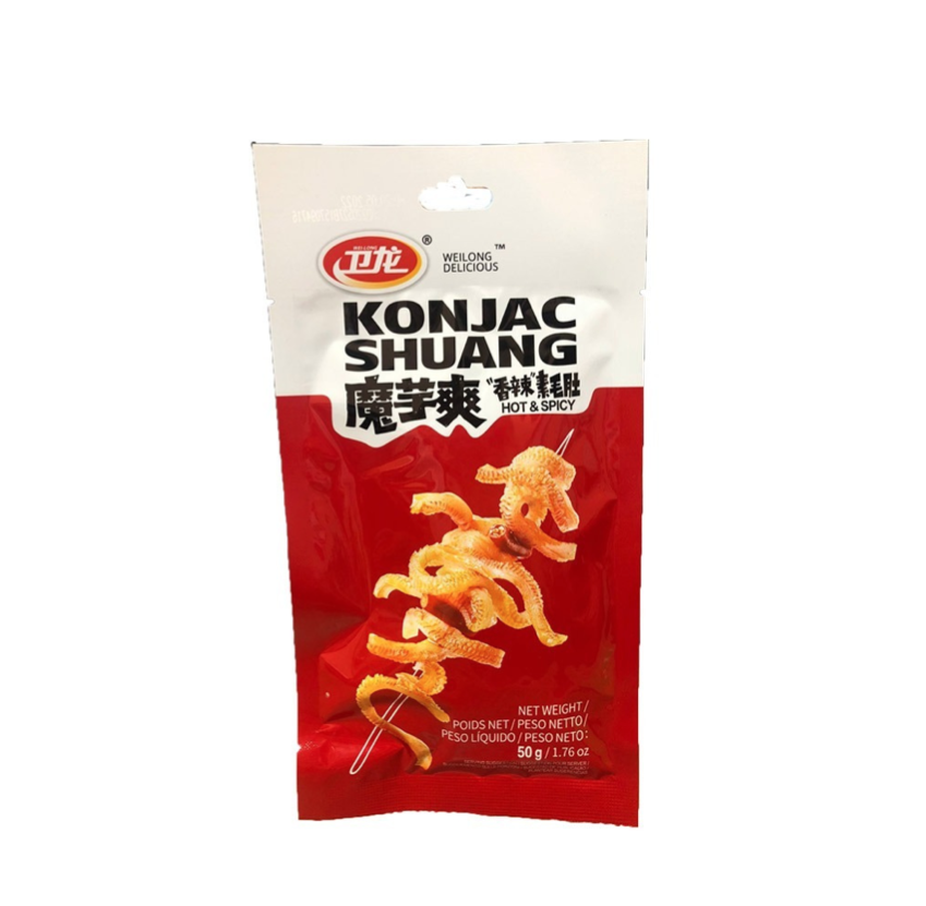 

Лапша конжаковая остро-пряная Weilong Konjac Shuang Hot&Spicy 50 г