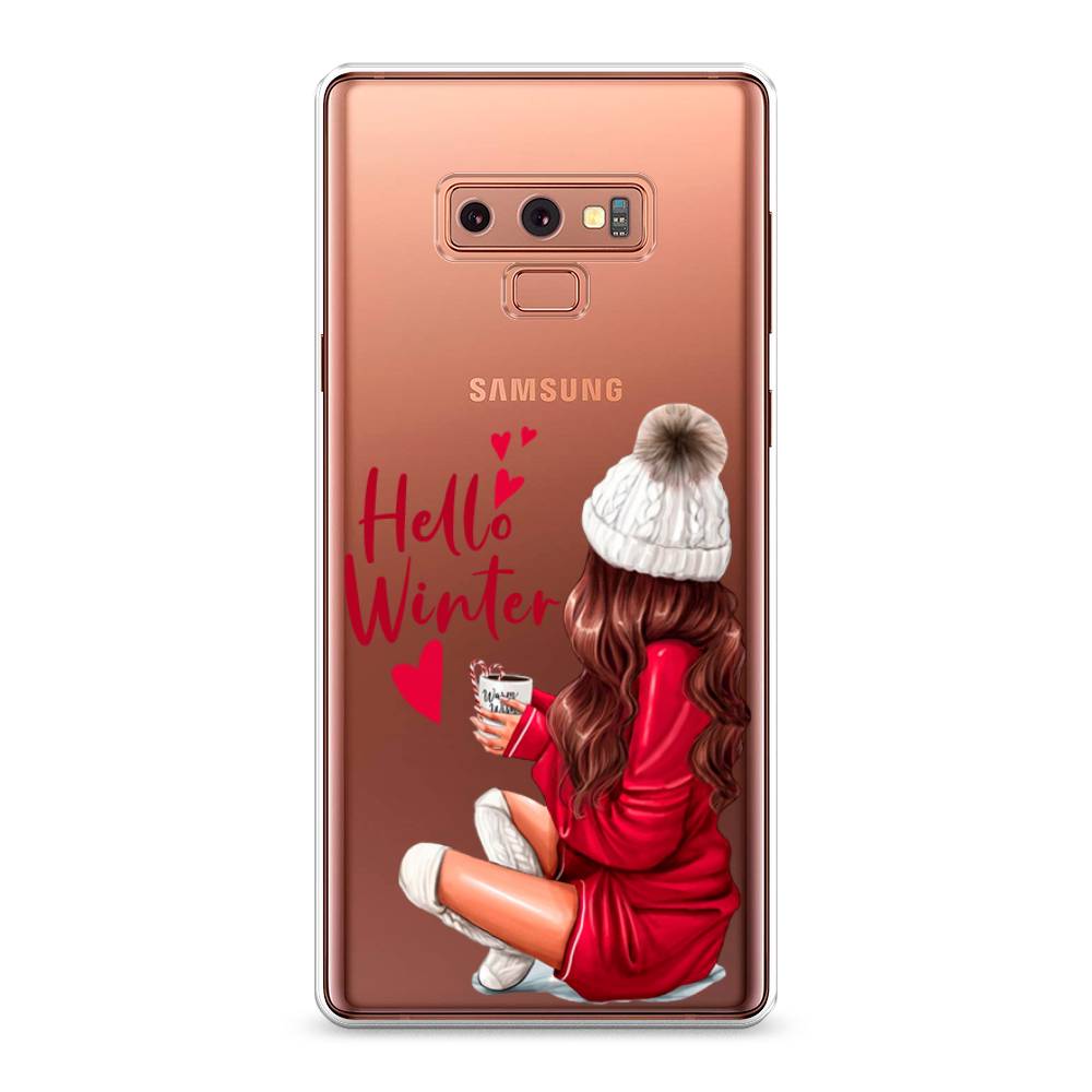 

Чехол на Samsung Galaxy Note 9 "Hello winter", Красный;белый;коричневый, 26350-5