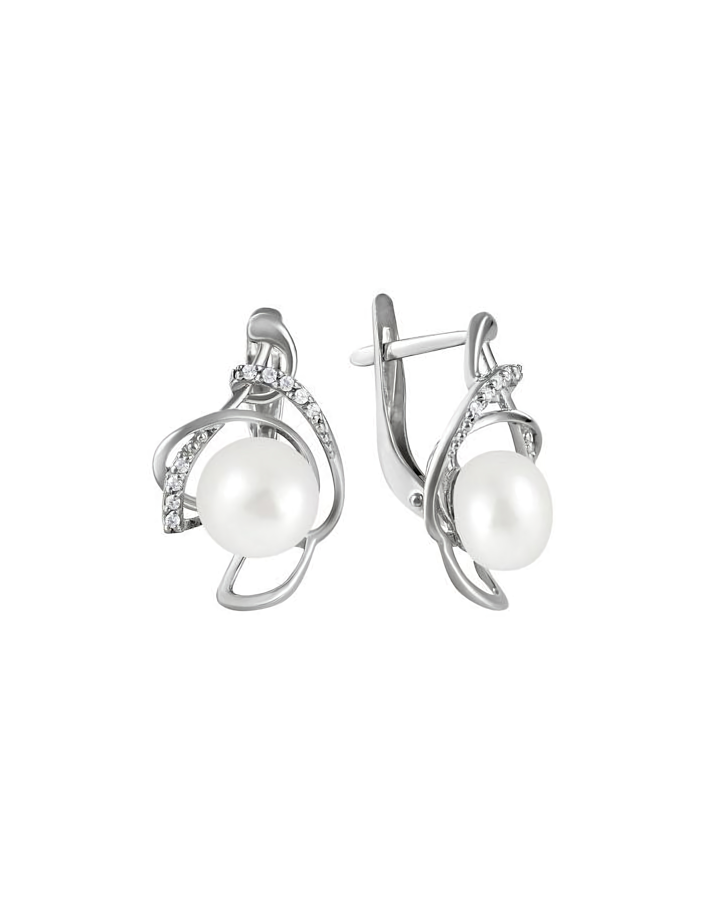 

Серьги из серебра TEO MAORI 8290-5-371, жемчуг культивированный, 8290-5-371