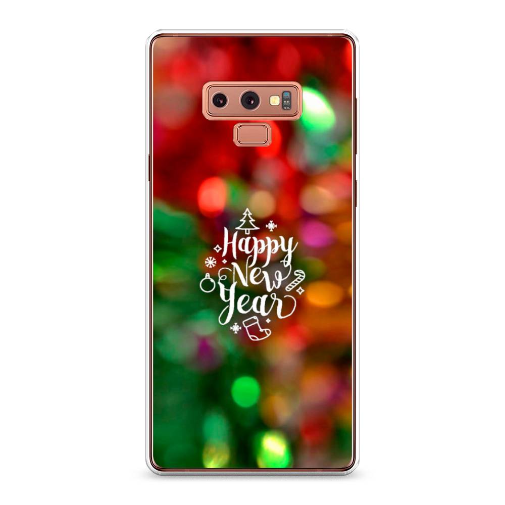 

Чехол на Samsung Galaxy Note 9 "Новый Год на елке", Зеленый;красный;желтый, 26350-5