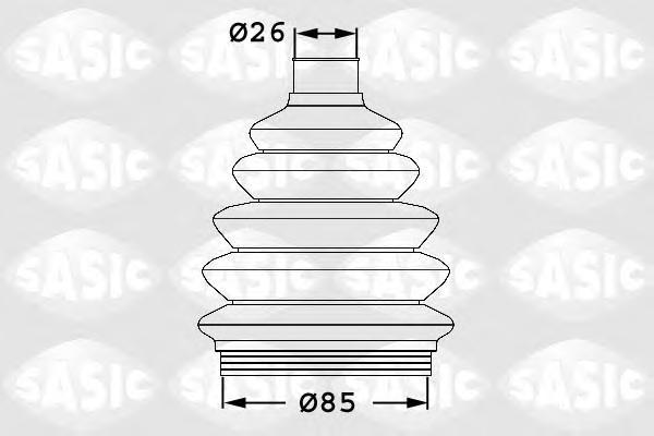 

Пыльник Шруса Vw Golf V/Passat/Touran 2003=> Sasic Арт. 1906038