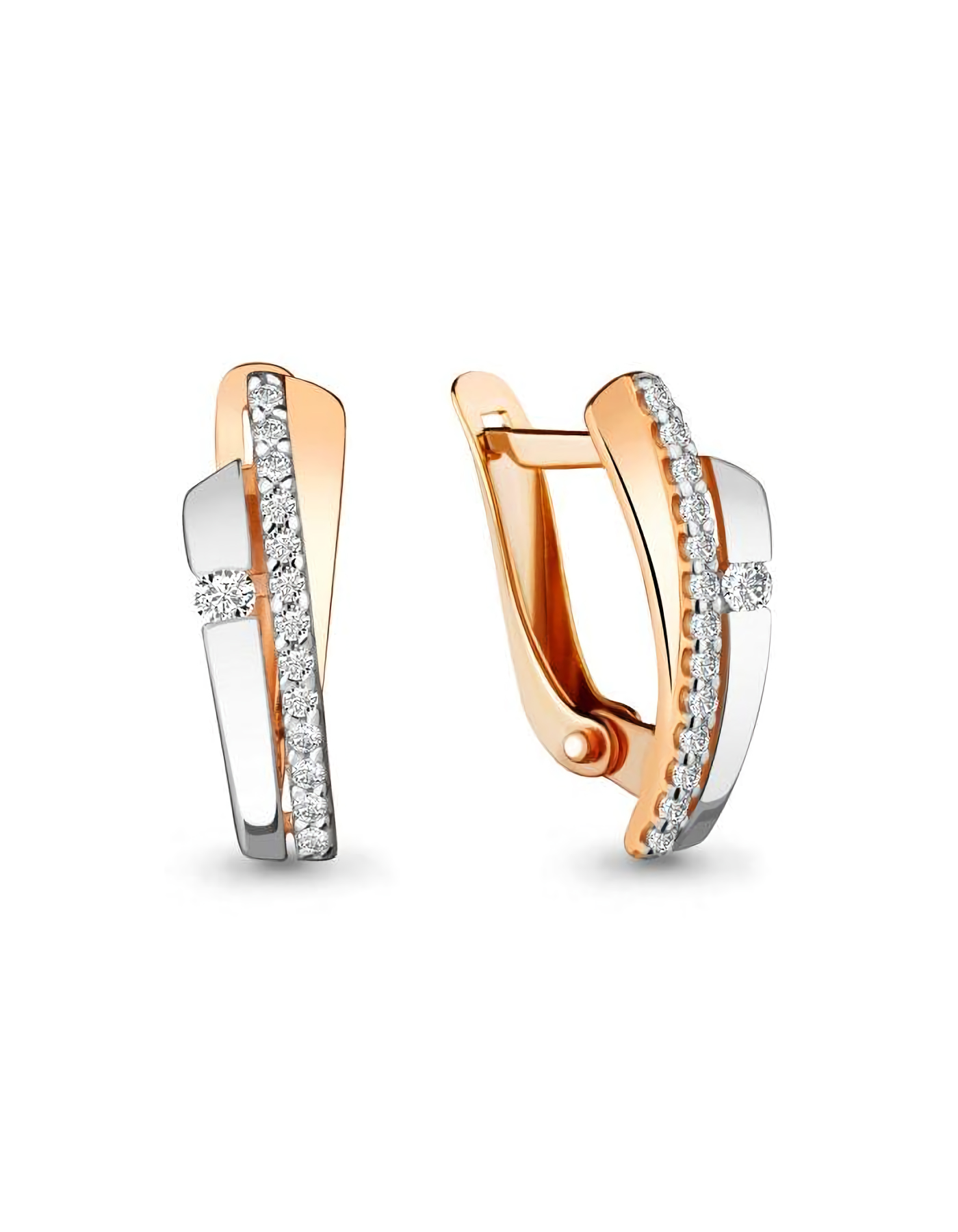 

Серьги из золота TEO MAORI 845321А.1, фианит, 845321А.1