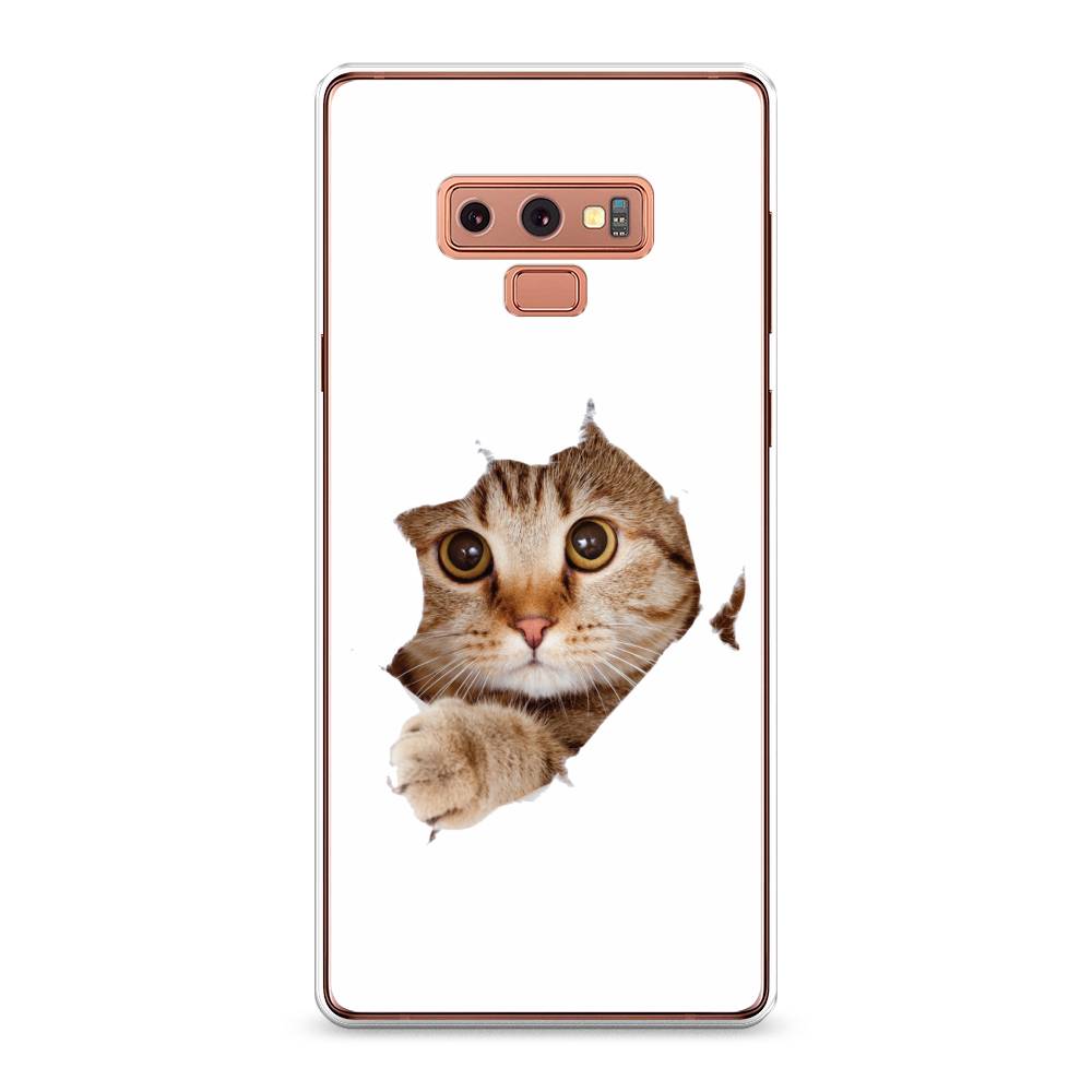 

Чехол на Samsung Galaxy Note 9 "Кот и бумага", Белый;коричневый, 26350-1