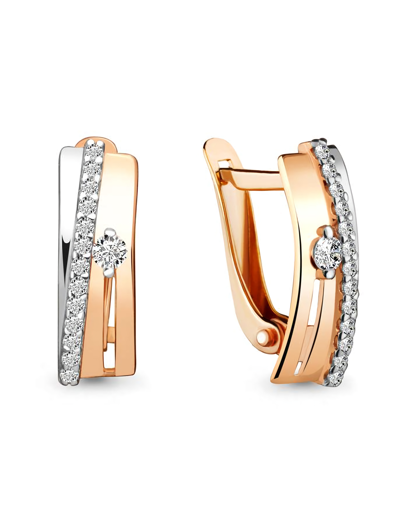 

Серьги из золота TEO MAORI 845320А.1, фианит, 845320А.1