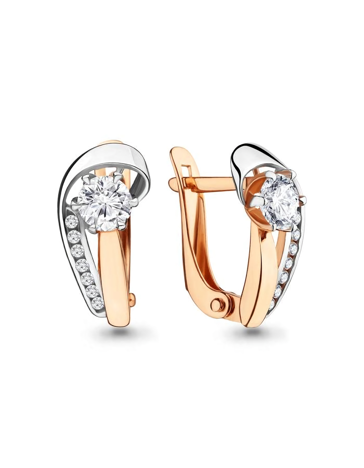 

Серьги из золота TEO MAORI 8433191А.1, фианит, 8433191А.1