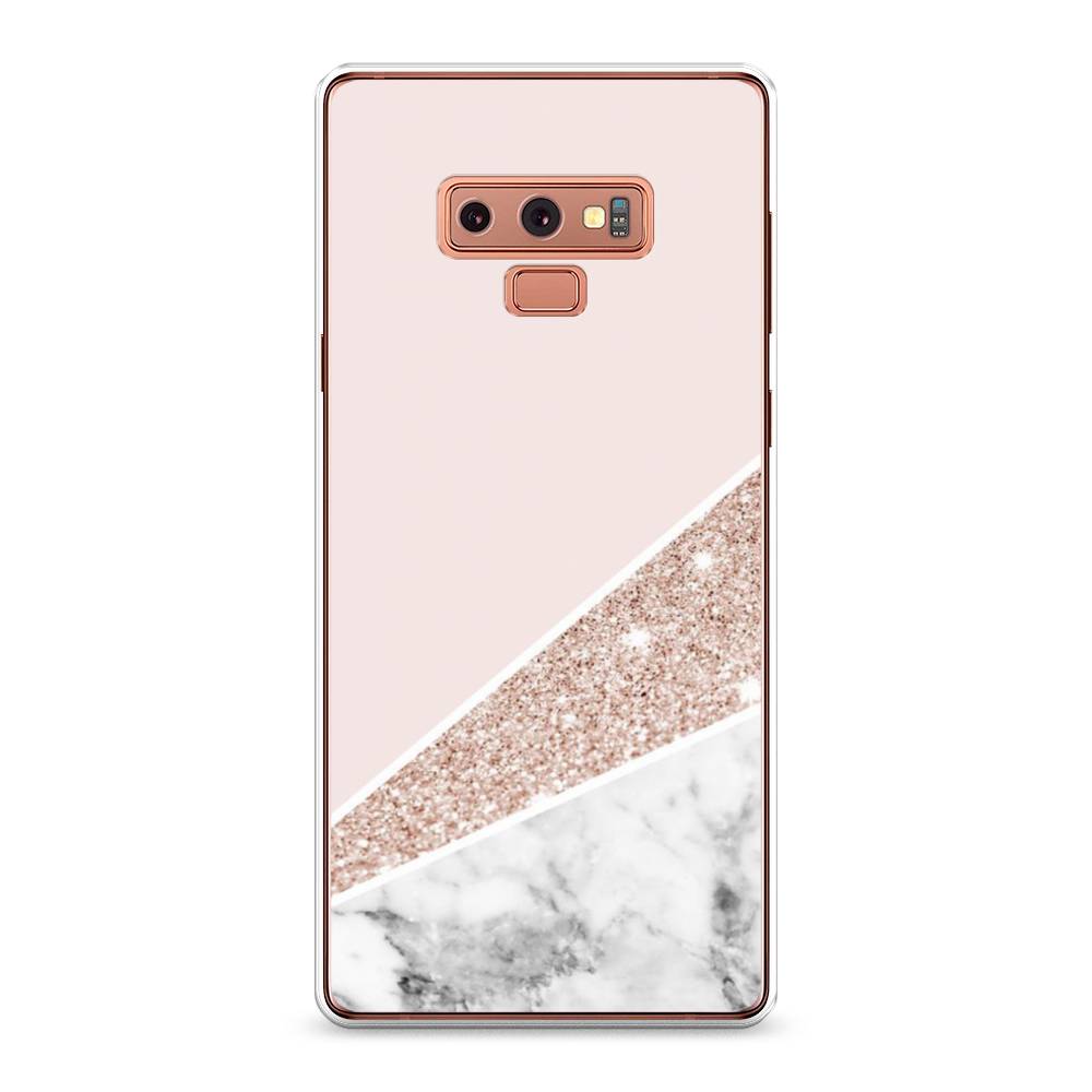 

Чехол на Samsung Galaxy Note 9 "Блестящий розовый мрамор", 26350-3