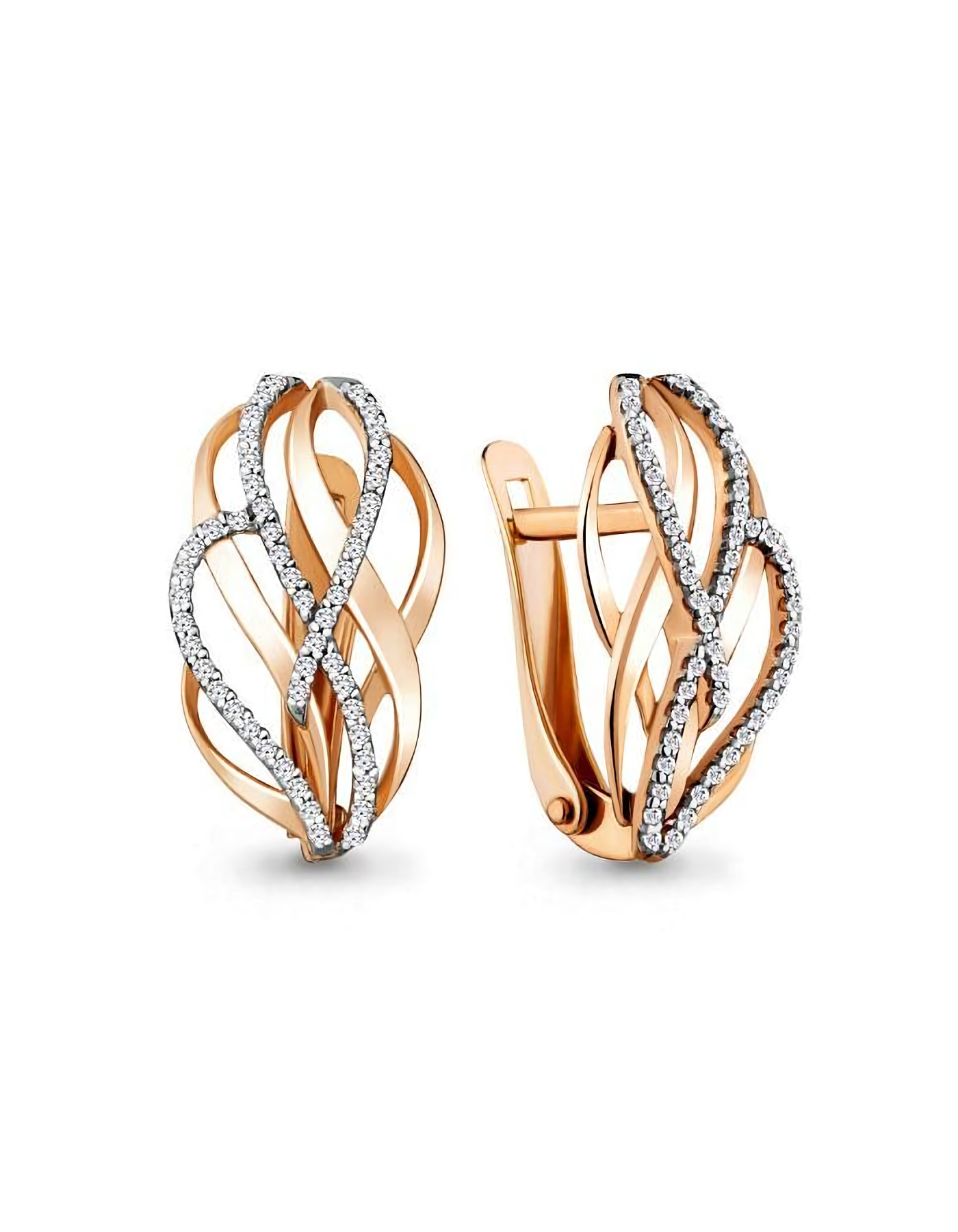 

Серьги из золота TEO MAORI 842696А.1, фианит, 842696А.1