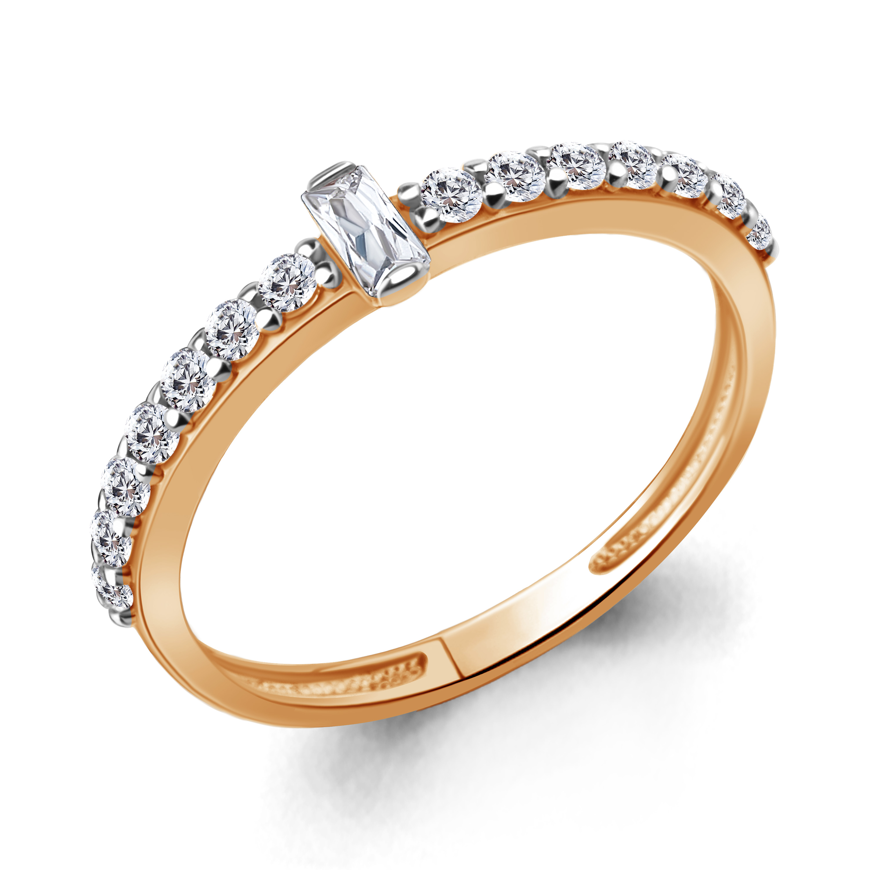 

Кольцо из серебра с фианитом Aquamarine Aquamarine 67797А_925_з р. 17, 67797А_925_з