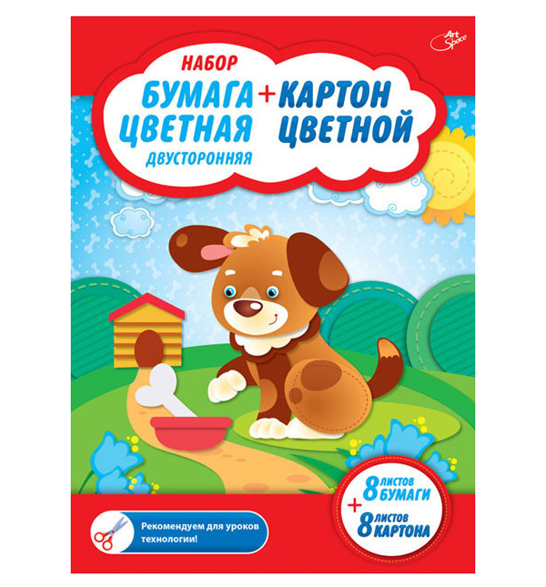 

Набор А4 цв.картона 8л. и двусторон. цв.бумаги 8л., блок мел.карт + 2-стор.офсет, 3 шт, Желтый;зеленый;коричневый;красный;оранжевый;синий;фиолетовый;черный