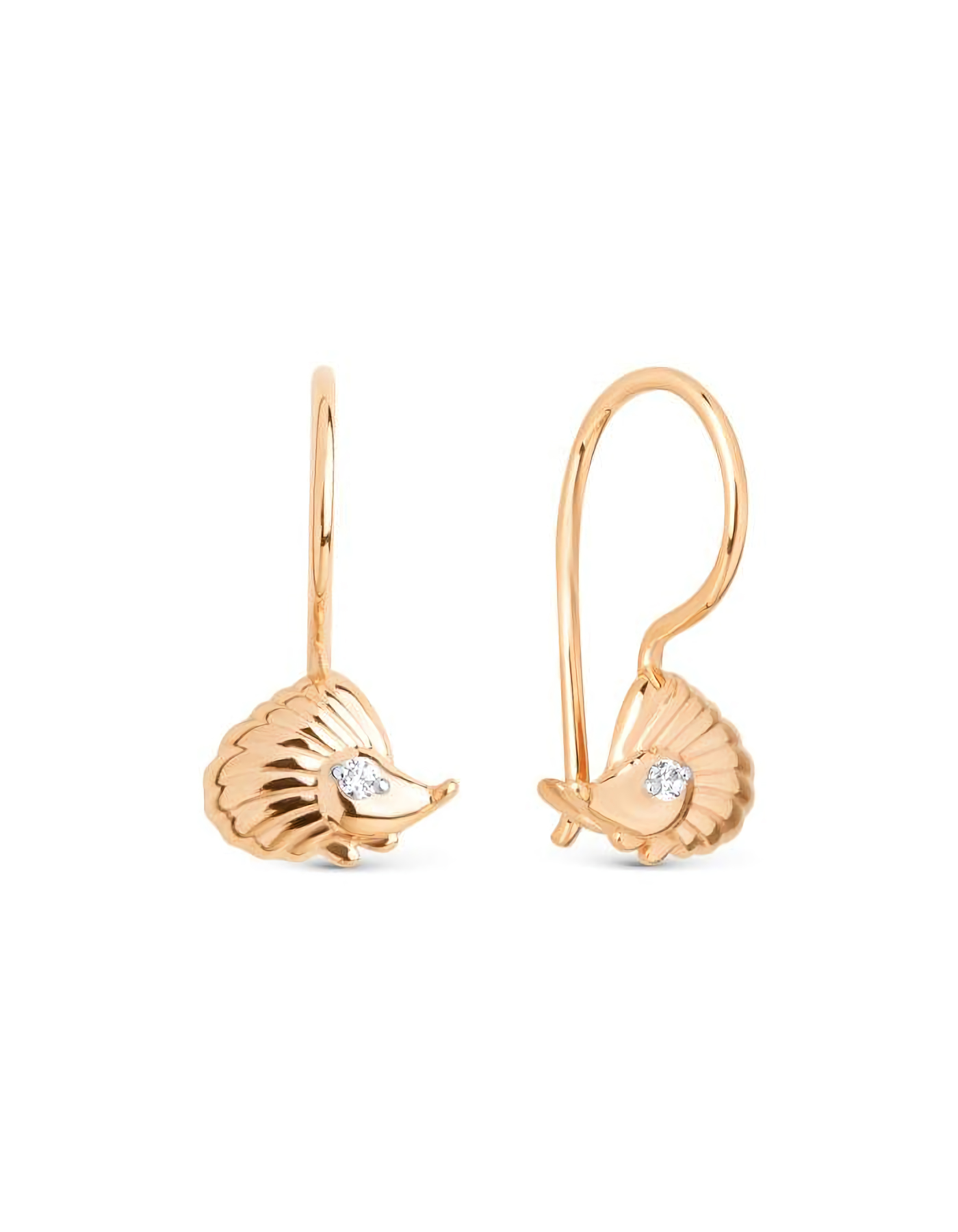 

Серьги из золота TEO MAORI 8022432-5102, фианит, 8022432-5102