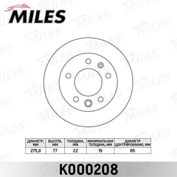 

Диск Тормозной Передний Mercedes Sprinter 9506/Vw Lt 28-46 9506 (Trw Df2790) K000208 Miles