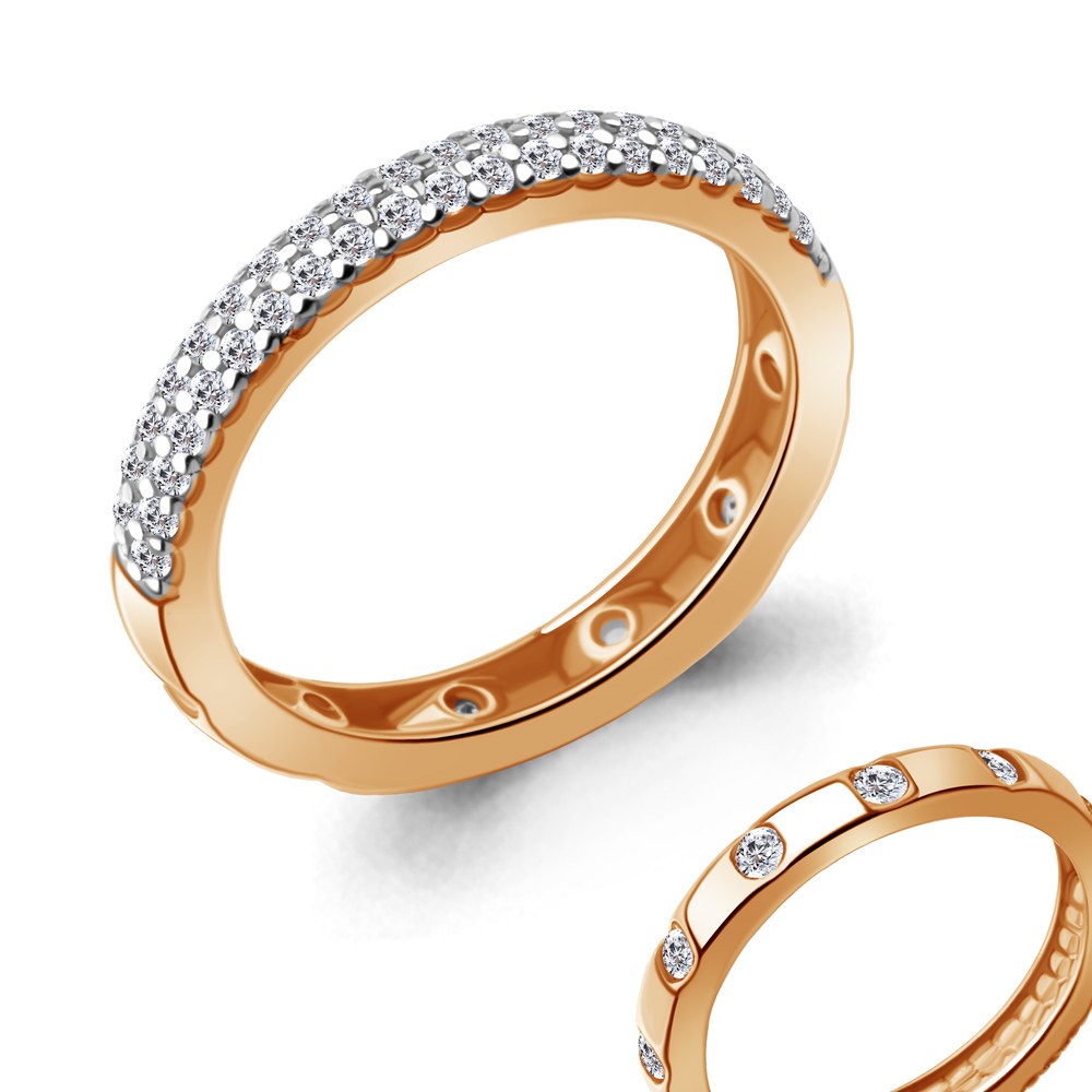 

Кольцо из серебра с фианитом Aquamarine Aquamarine 67795А_925_з р, 67795А_925_з